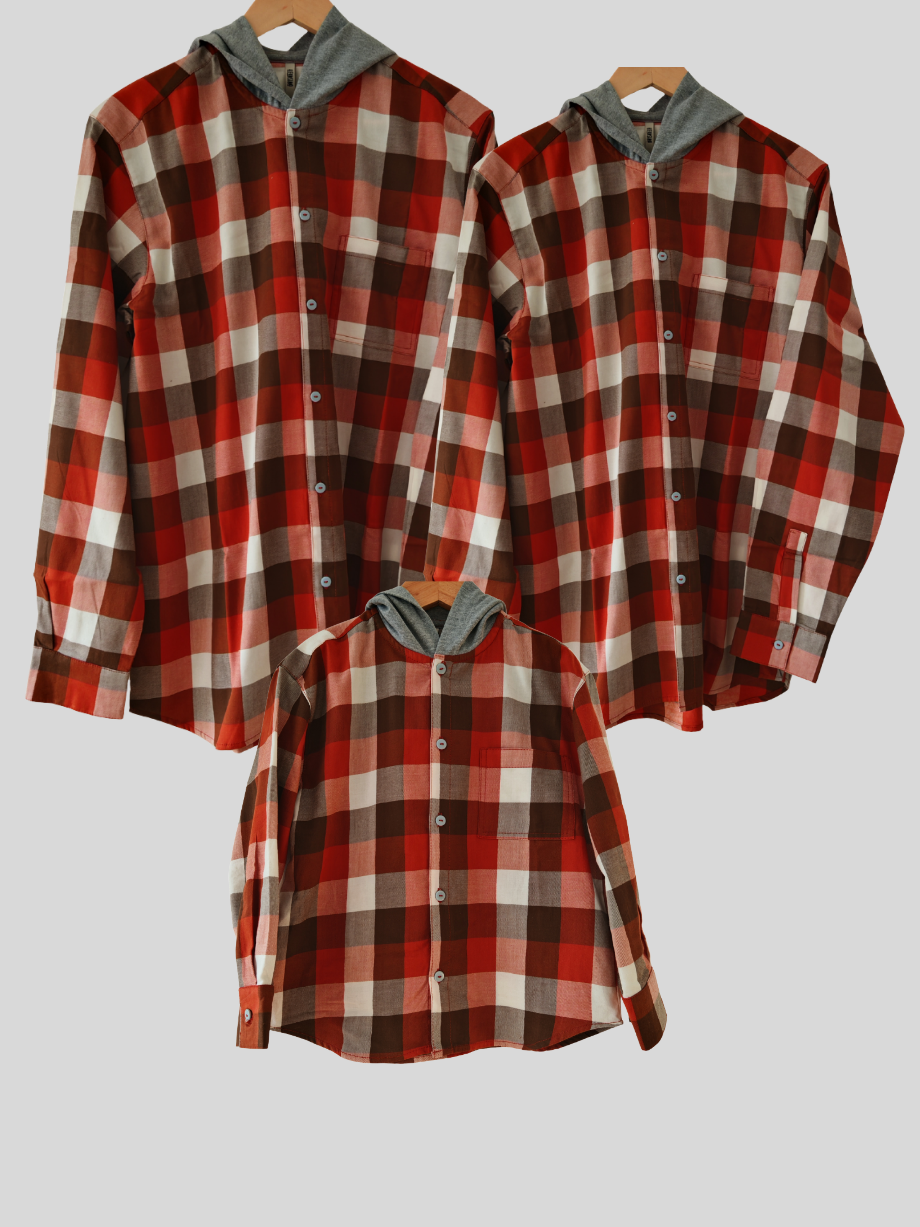 Pack 3 Camisas a juego para Papá + Mamá + Hijo/a 100% algodón