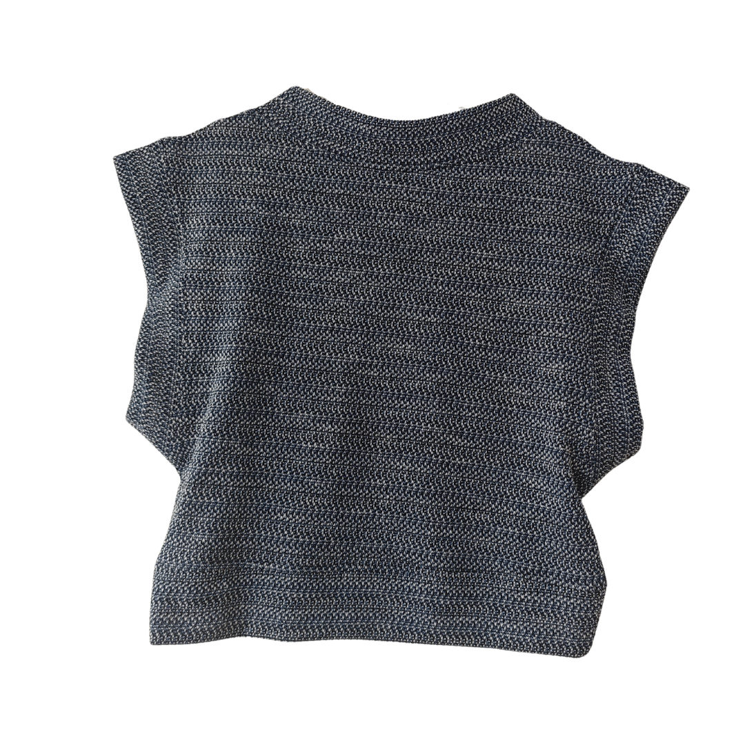 Sweater corto sin mangas Mujer