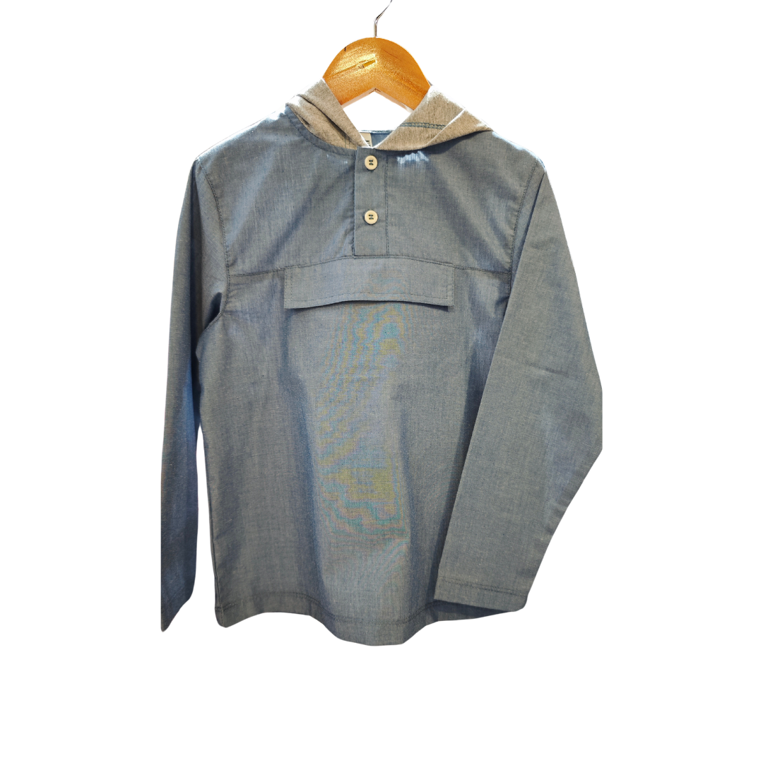 Camisa con gorro niño 100% Algodón