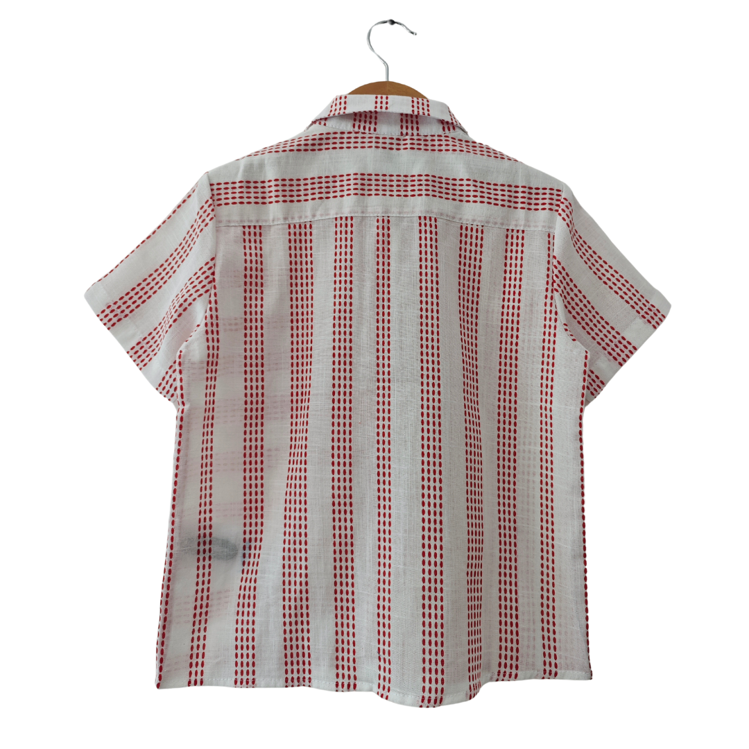 Camisa Lino Oversize rayas