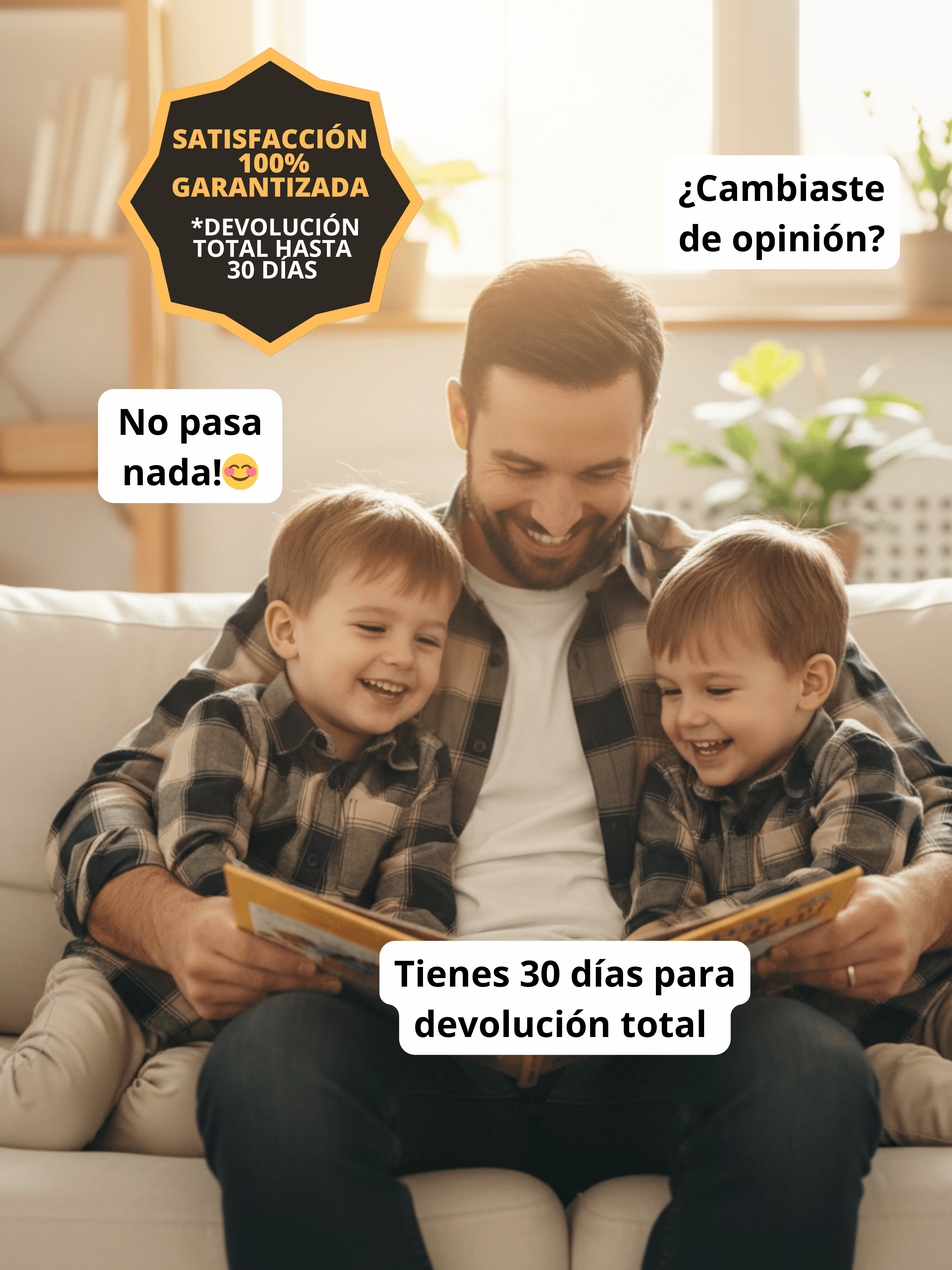 Conjunto Familiar Camisa a juego para Papá + Hijo + Hijo