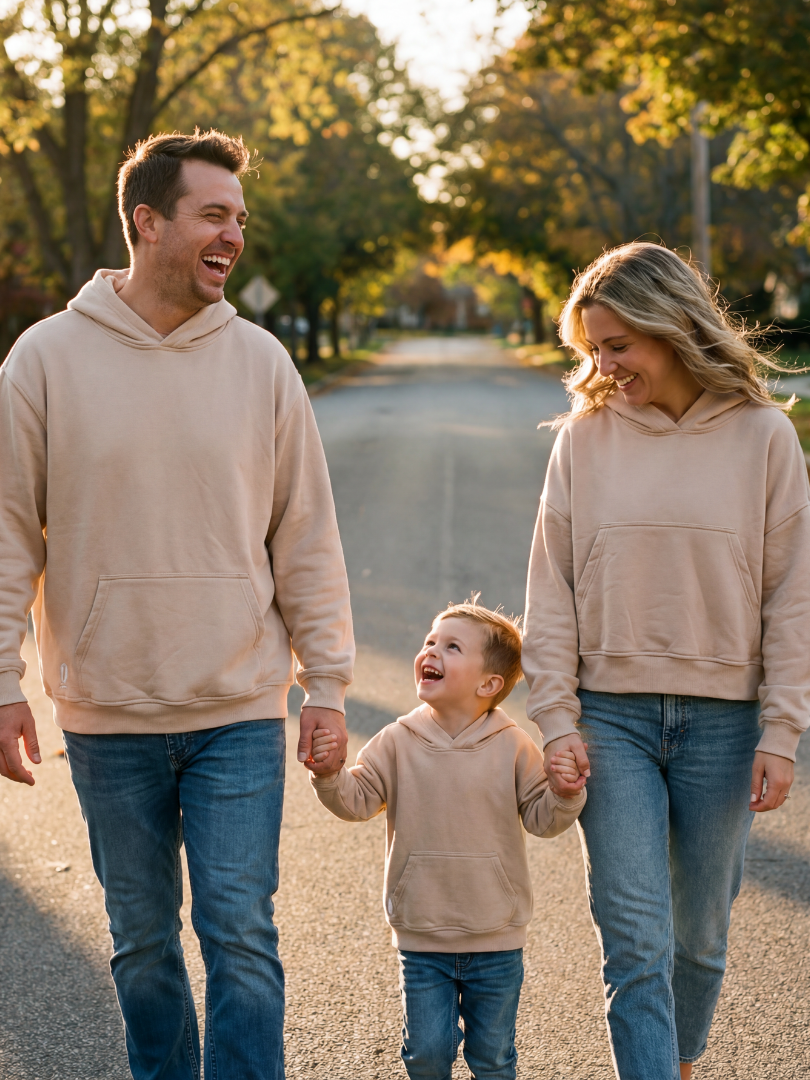 Pack 3 Hoodies a juego para Papá + Mamá + Hijo/a + ENVÍO GRATIS