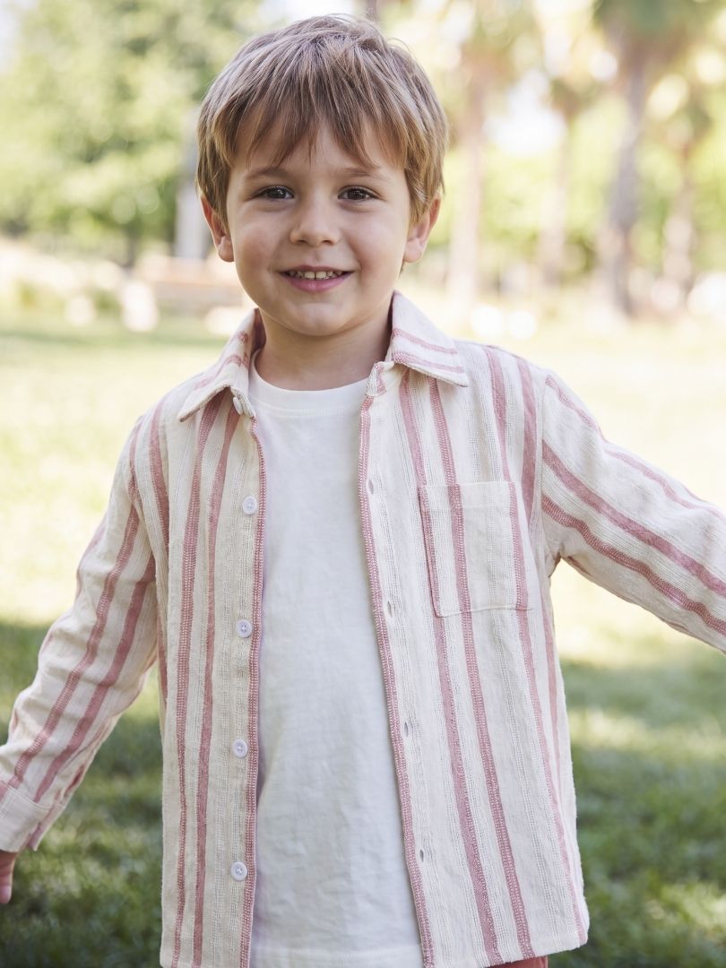 Camisera Infantil Rosado 100% Algodón