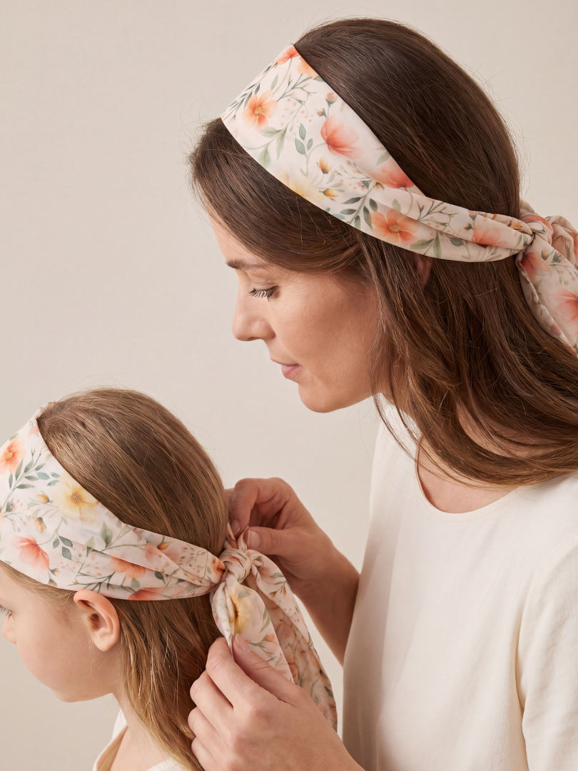 Pack 2 pañuelos Floral Mamá-Hija 100% Viscosa