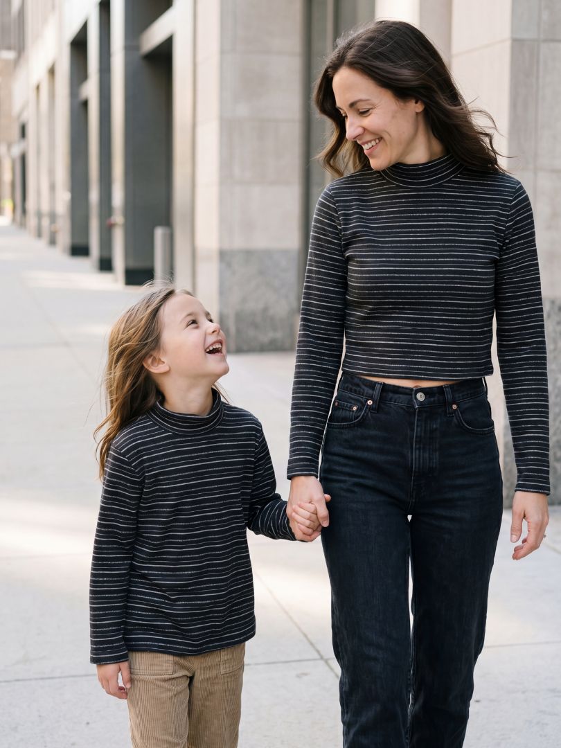 Beatles Match Mamá e Hijo | Conjunto Invierno Cómodo y Atemporal