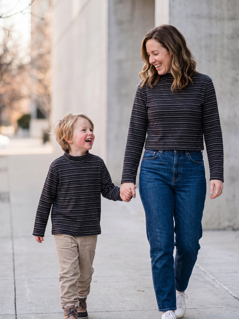 Beatles Match Mamá e Hijo | Conjunto Invierno Cómodo y Atemporal