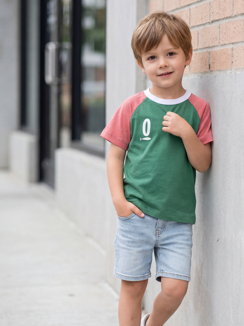 Polera niño Pez 100% Algodón