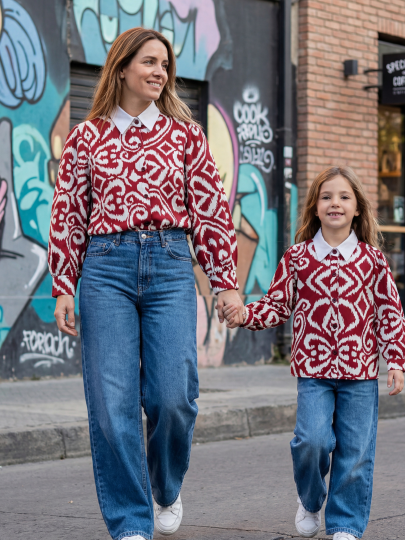 Pack 2 Blusas Mamá + Hija 100% algodón