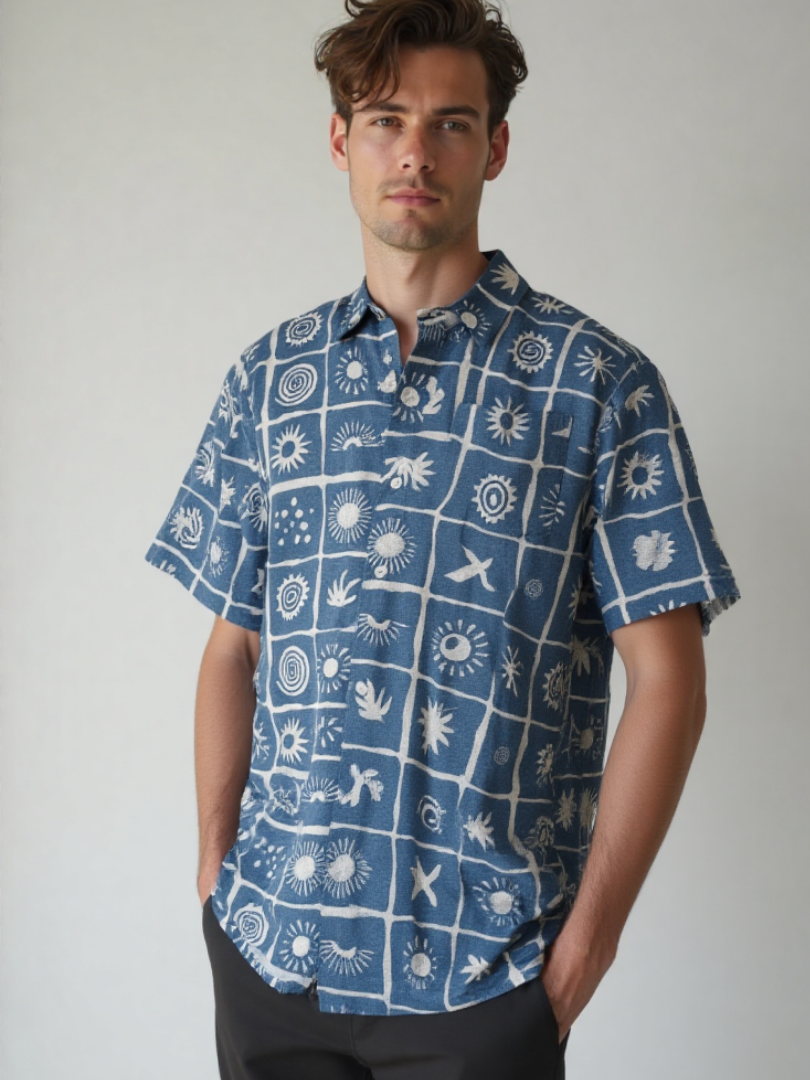 Guayabera Hombre Alfonsino 100% Viscosa