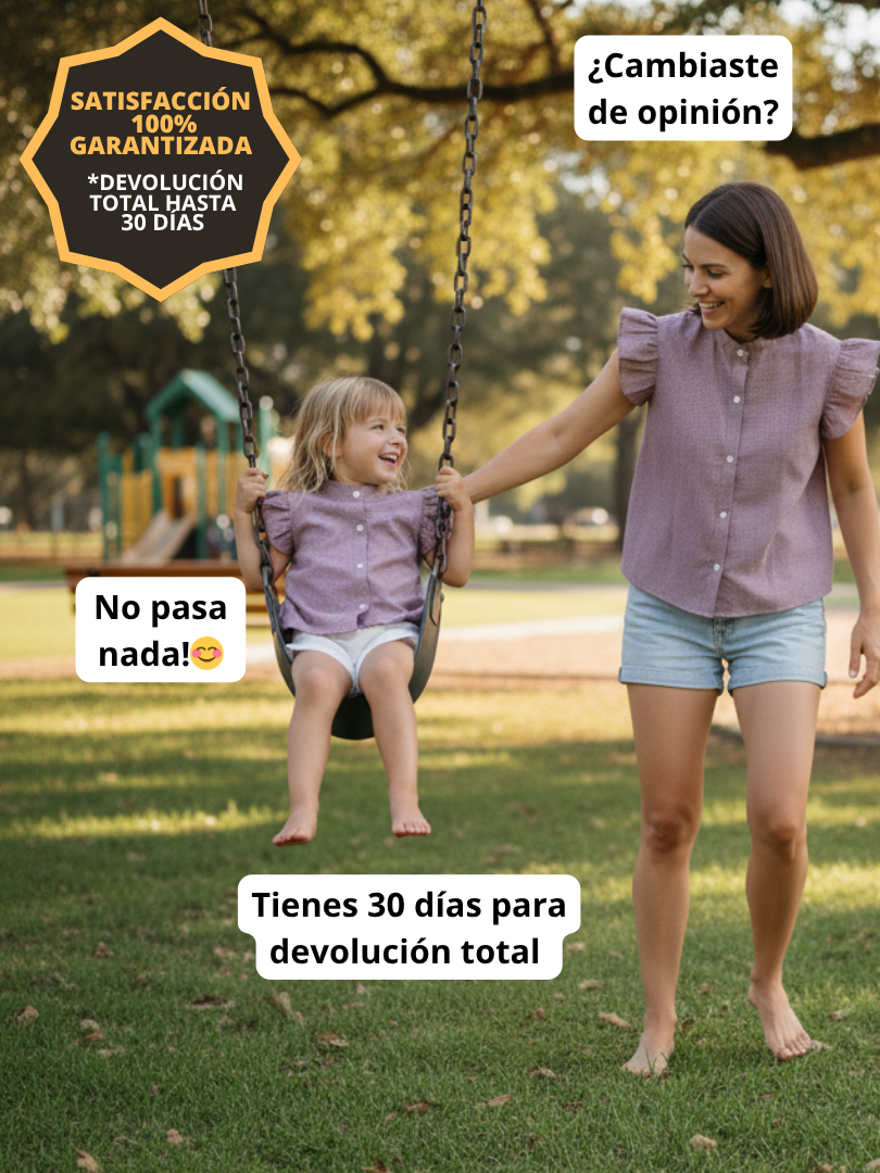 Pack 2 Blusas Mamá + Hija Vichy burdeo