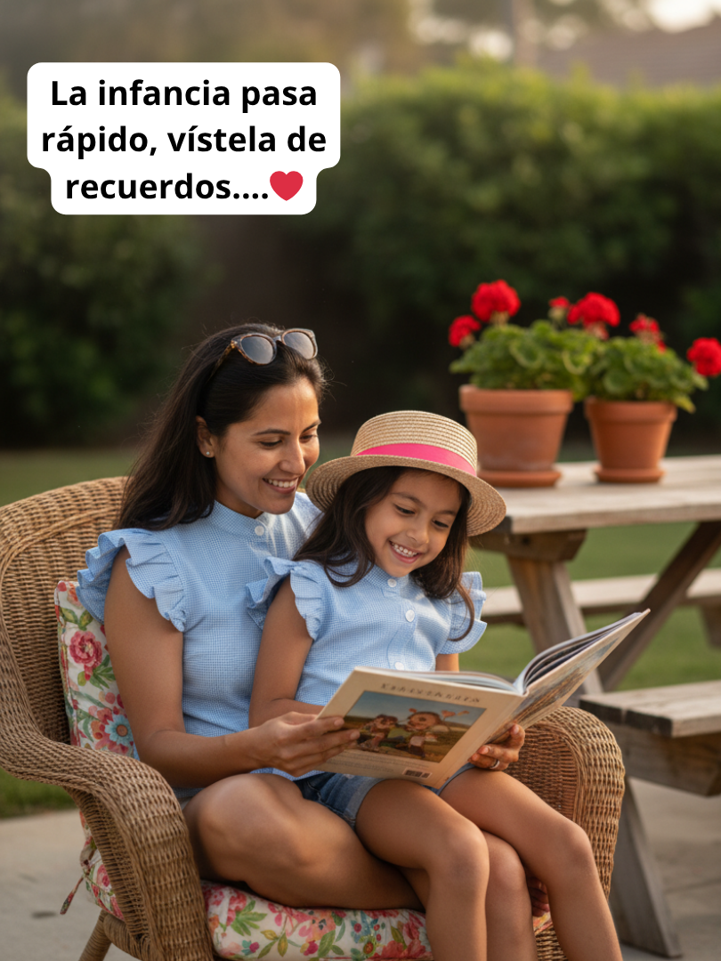 Pack 2 Blusas Mamá + Hija Vichy celeste