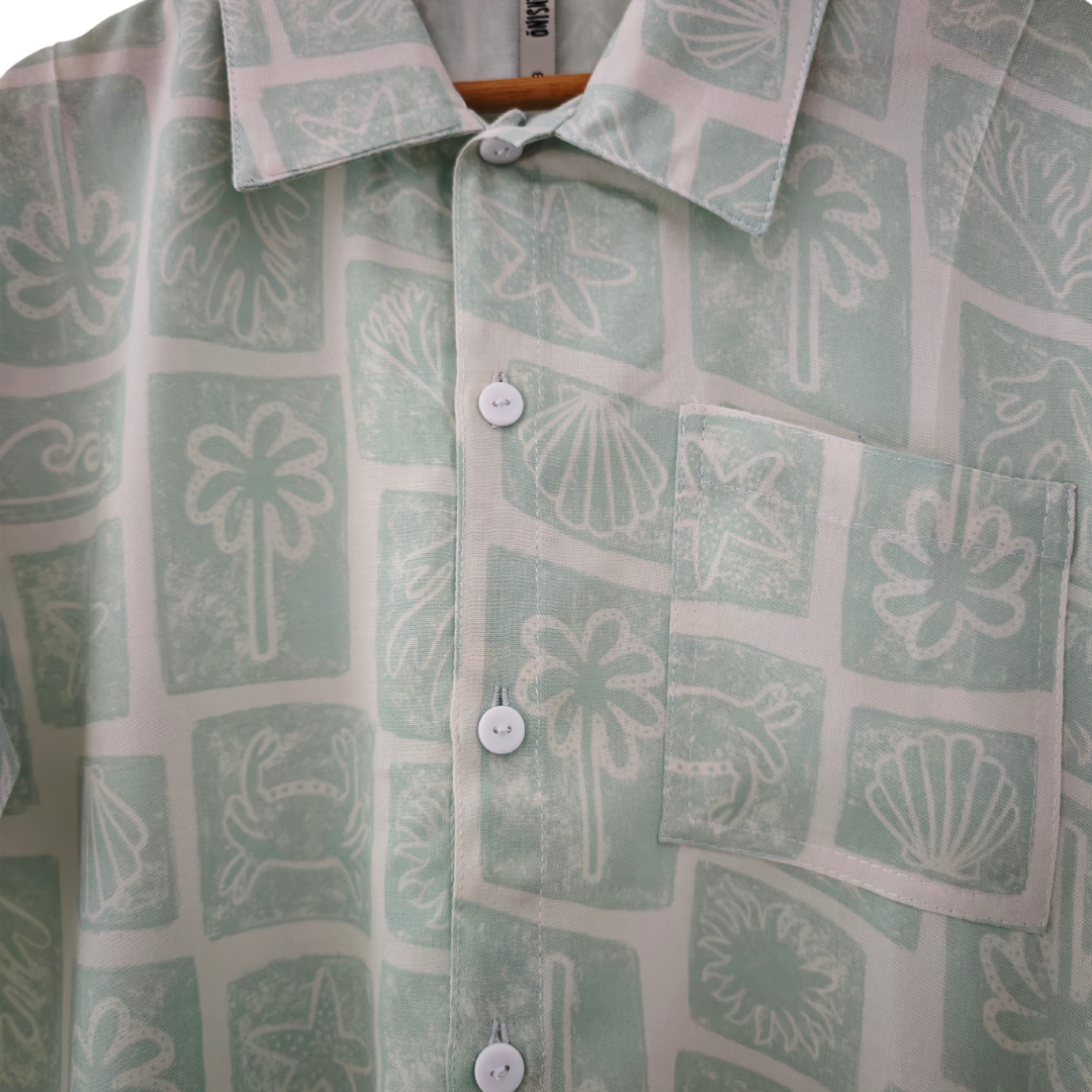 Guayabera niño 100% viscosa