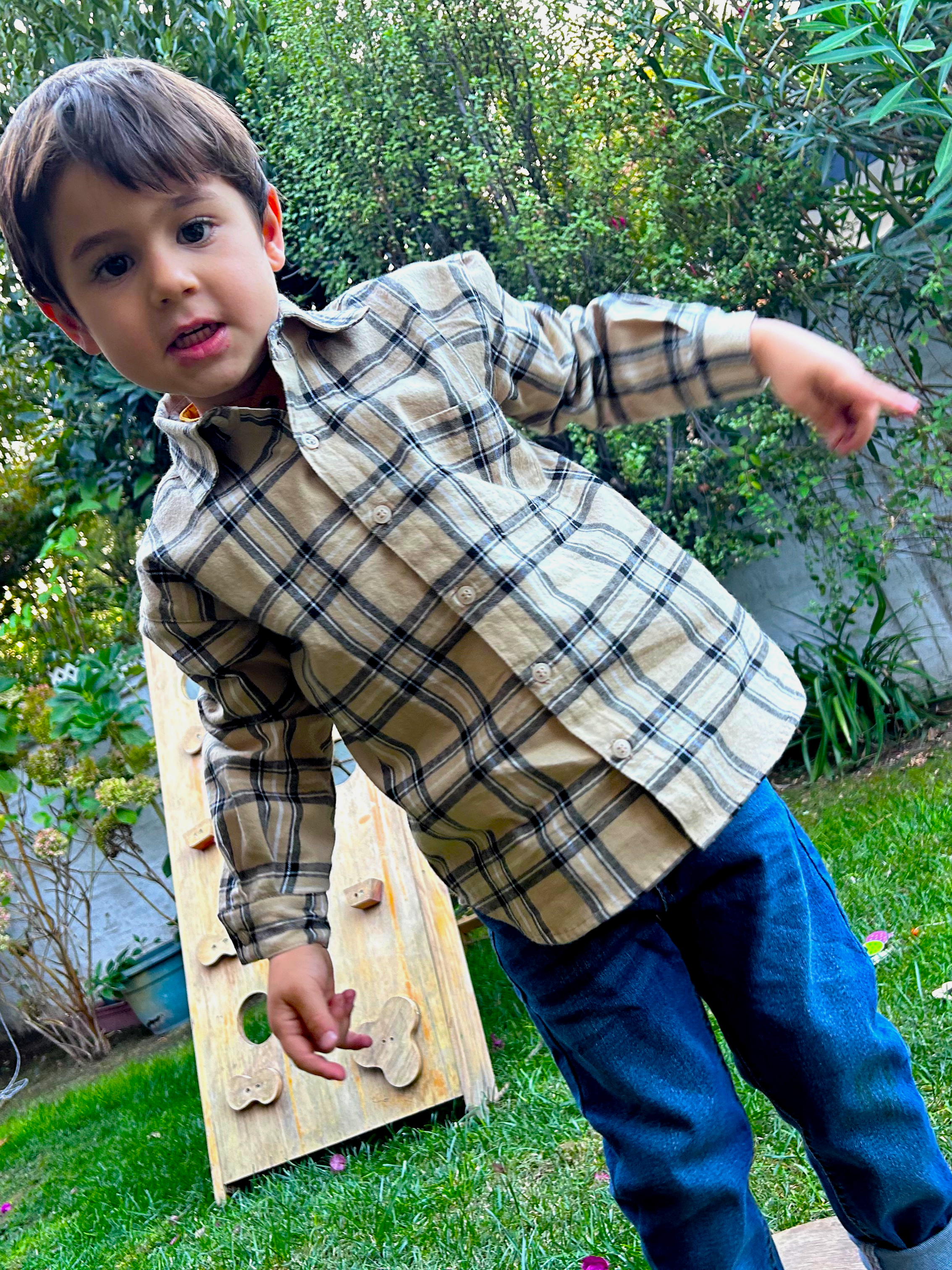 Camisa Niño Franela 100% algodón