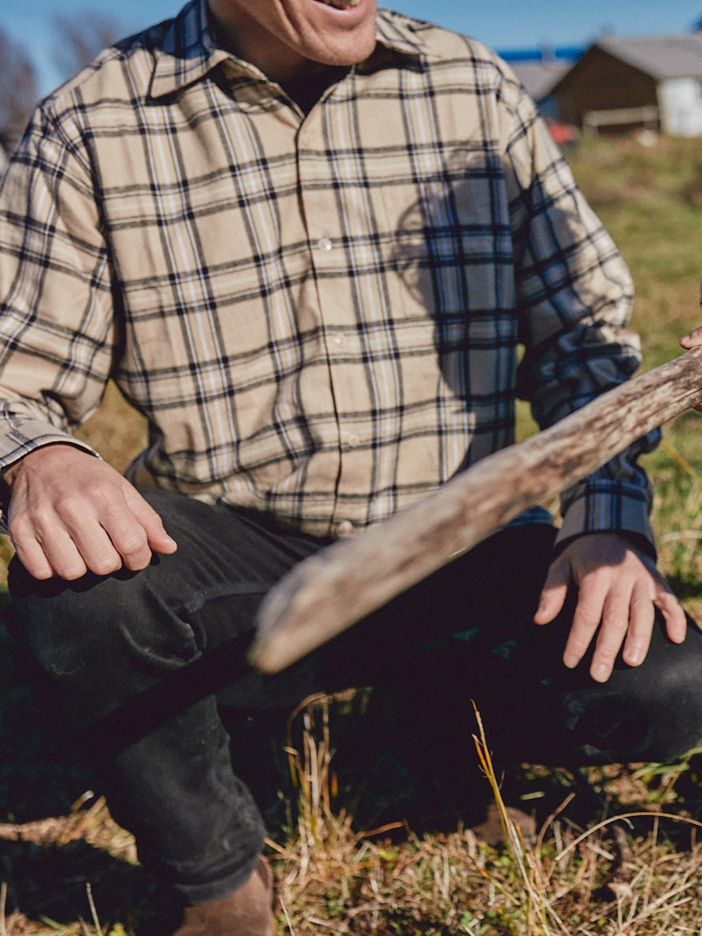 Camisa Hombre Franela 100% algodón