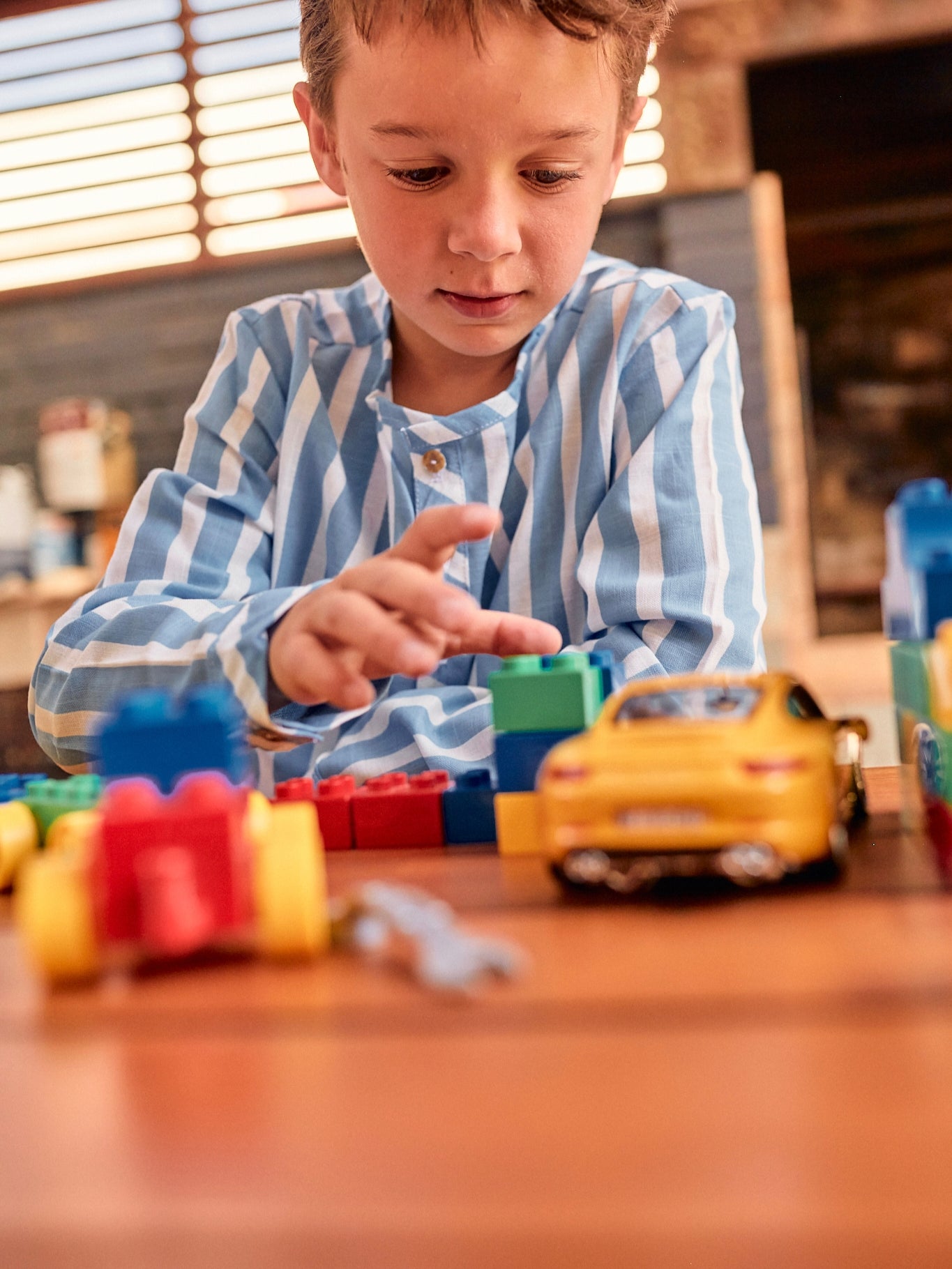 Camisa niño 100% Lino estilo túnica Alfonsino®
