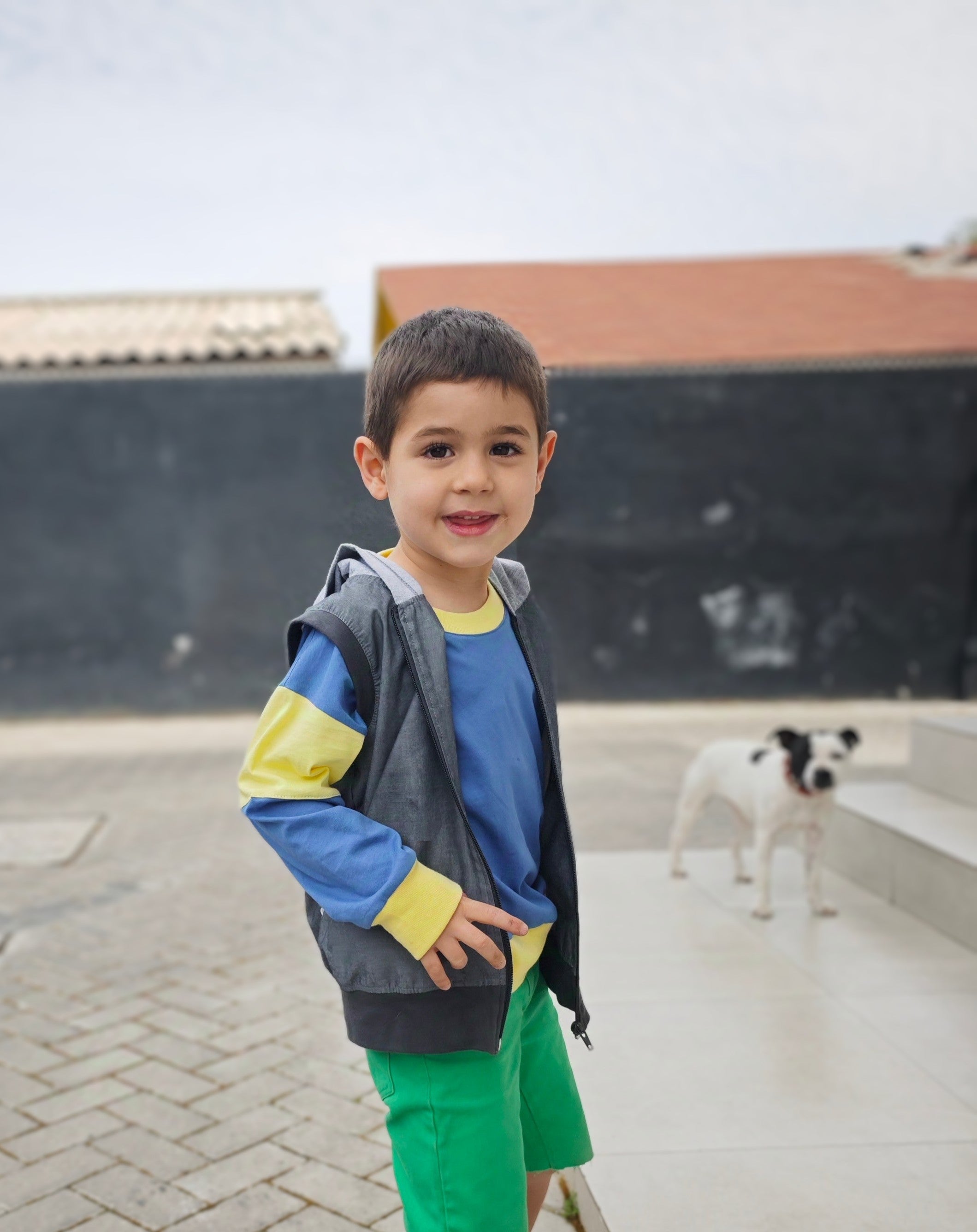 Chaqueta niño sin mangas Dante
