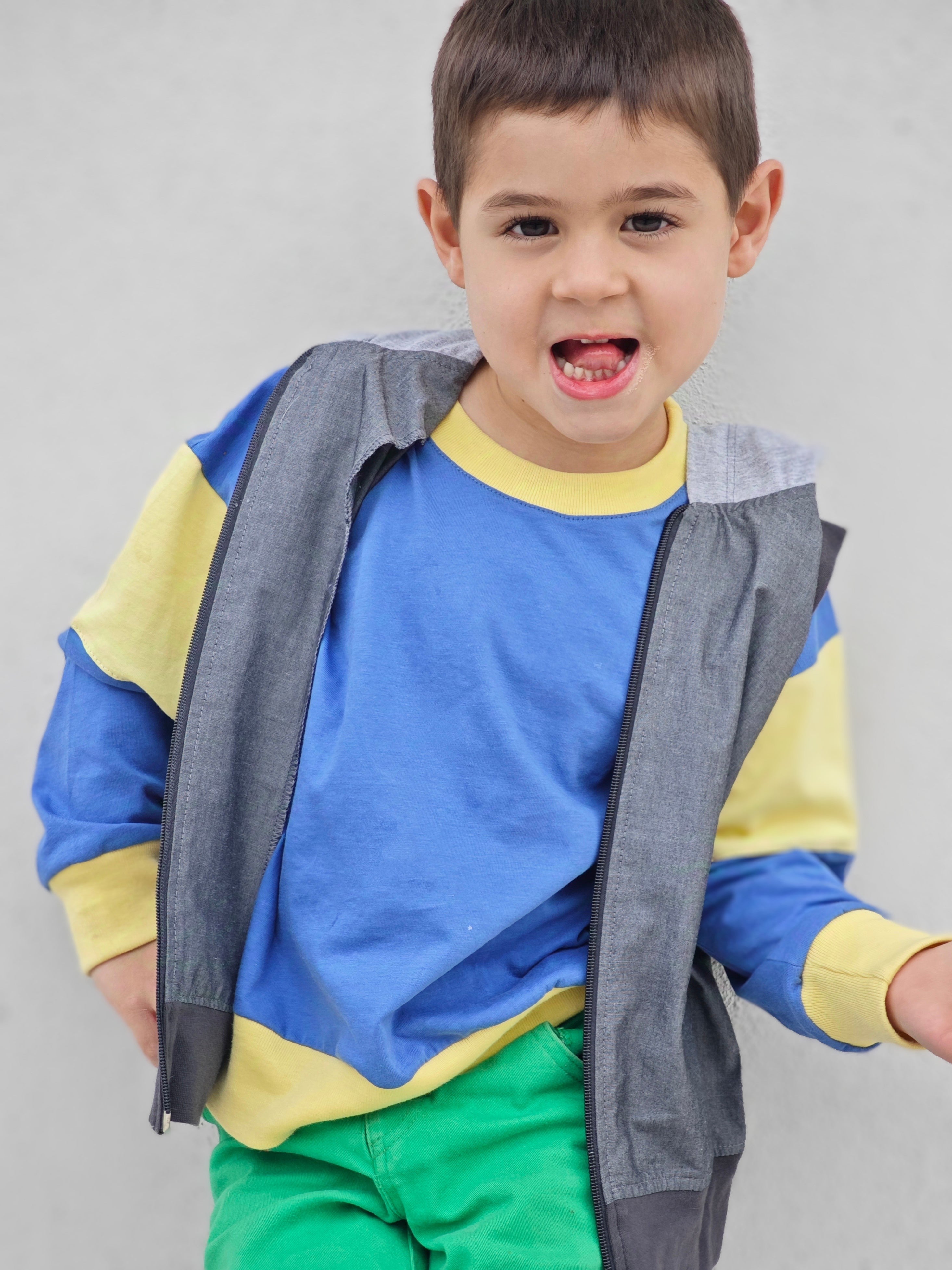 Chaqueta niño sin mangas Dante