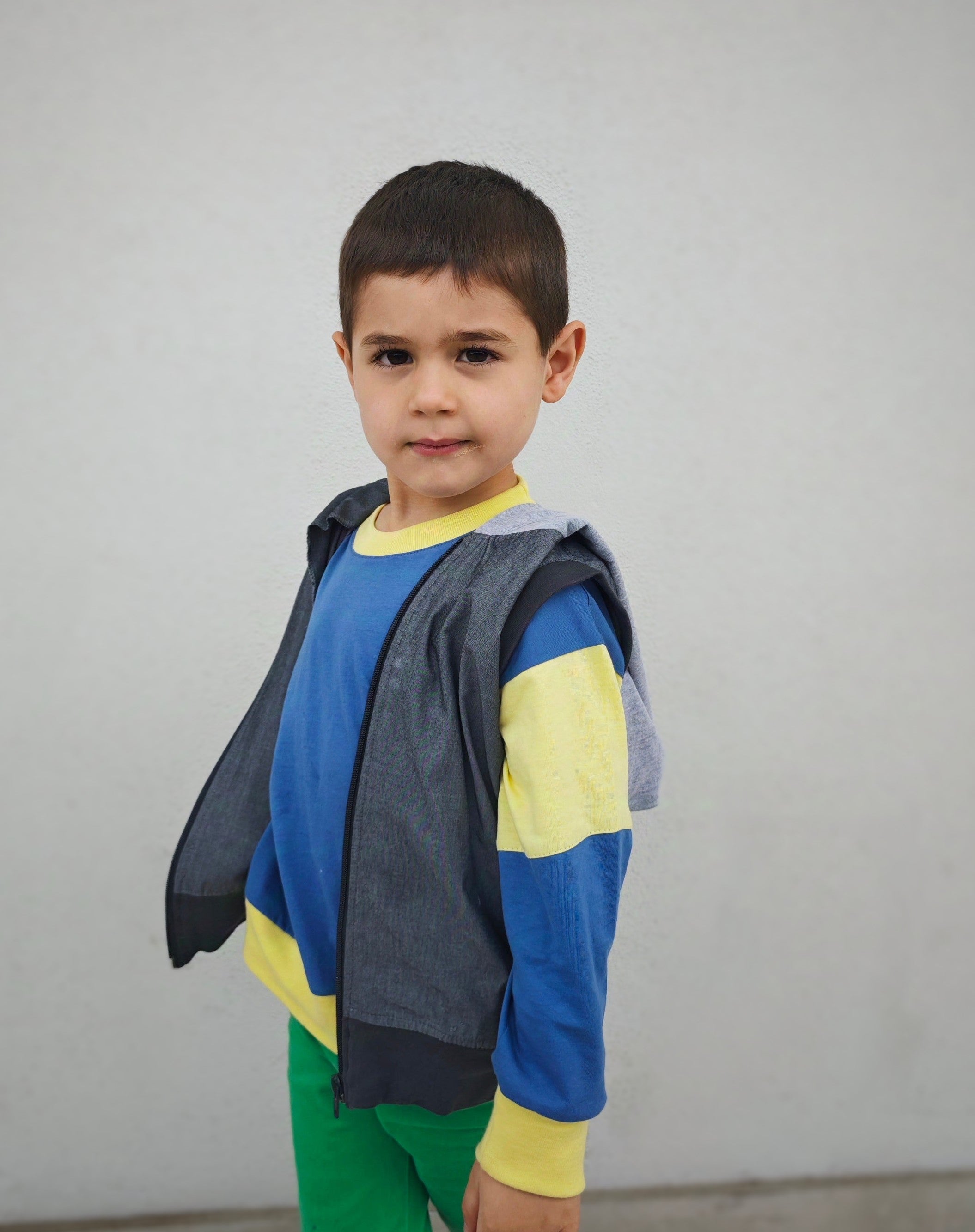 Chaqueta niño sin mangas Dante