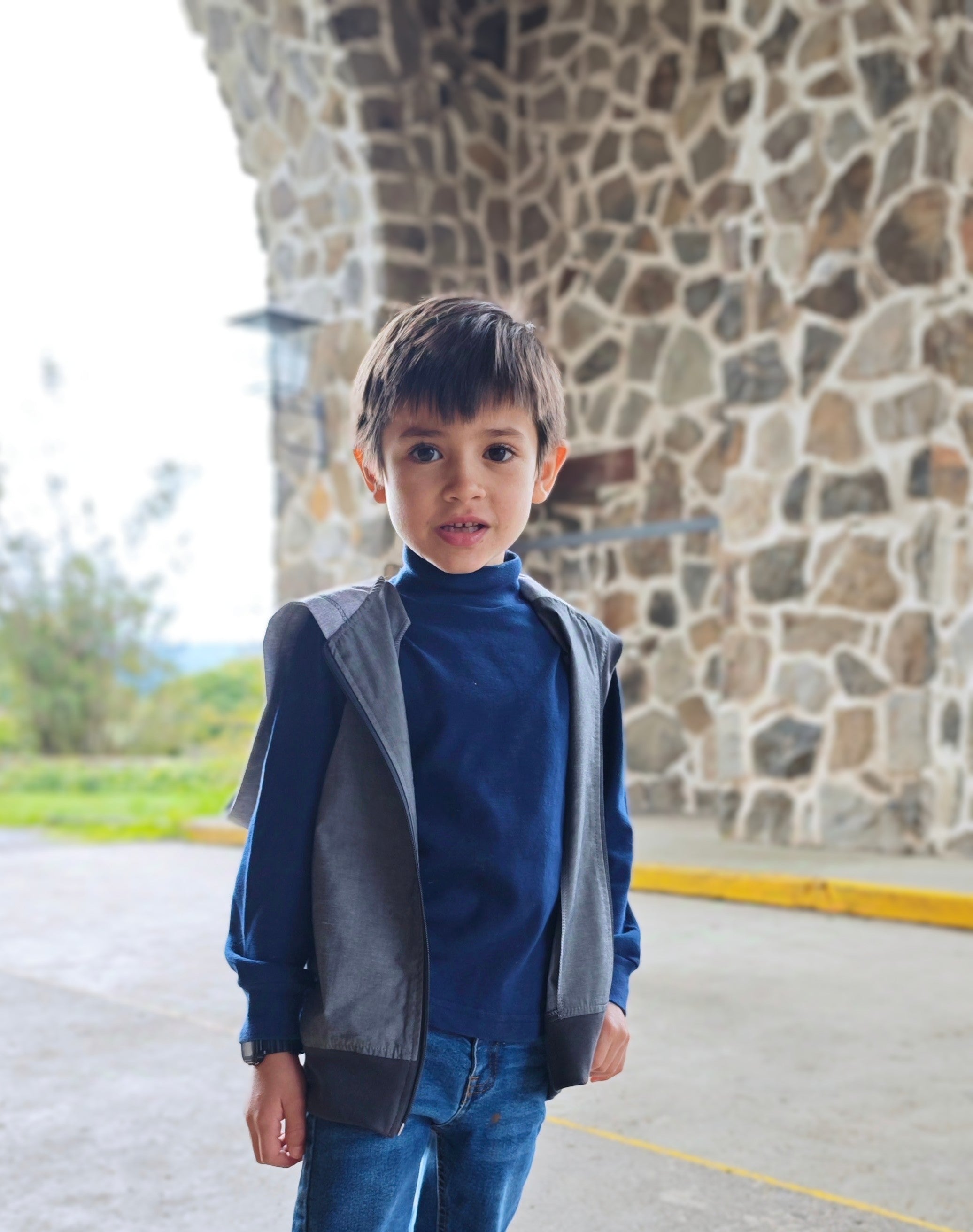 Chaqueta niño sin mangas Dante