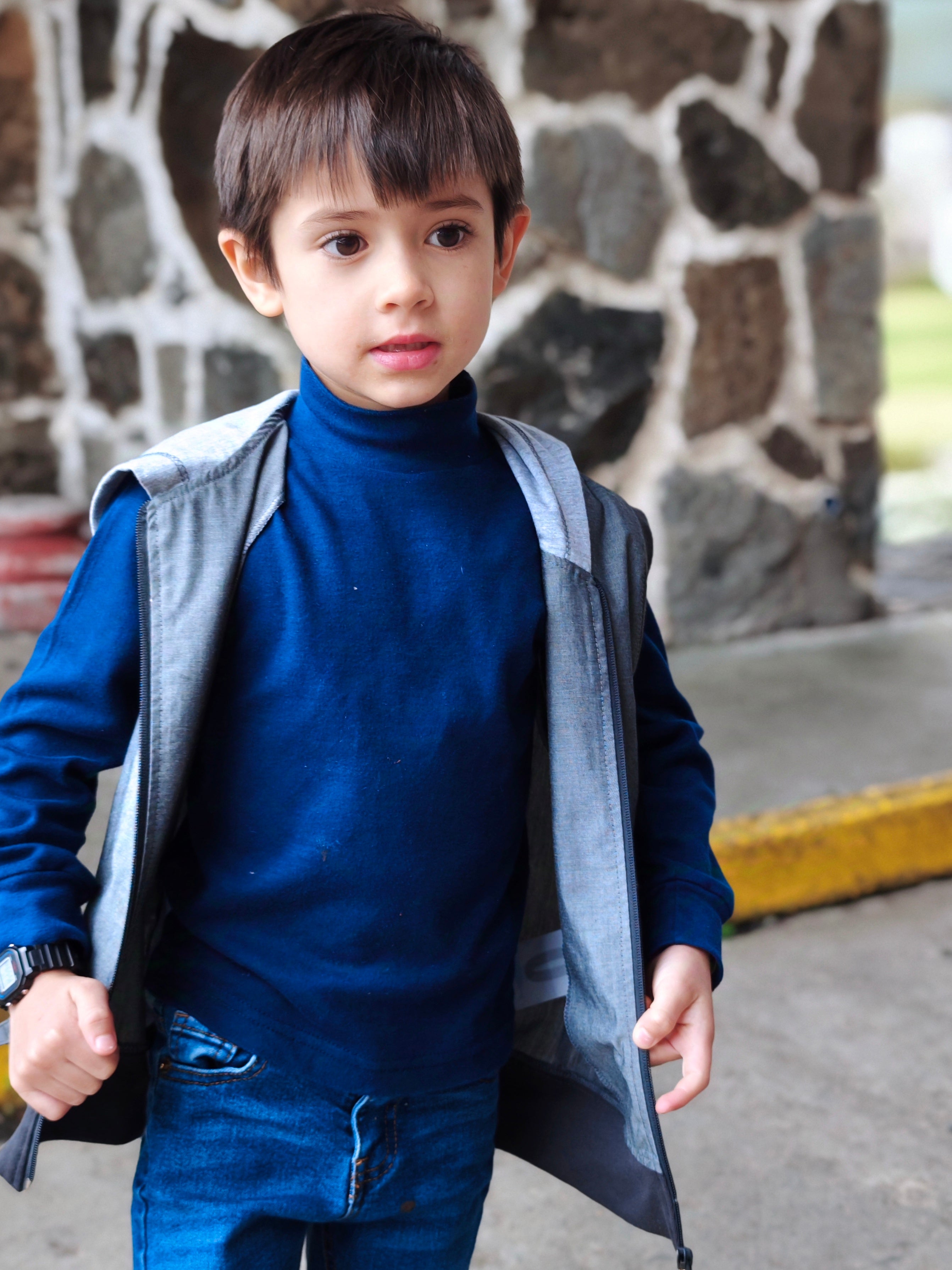 Chaqueta niño sin mangas Dante