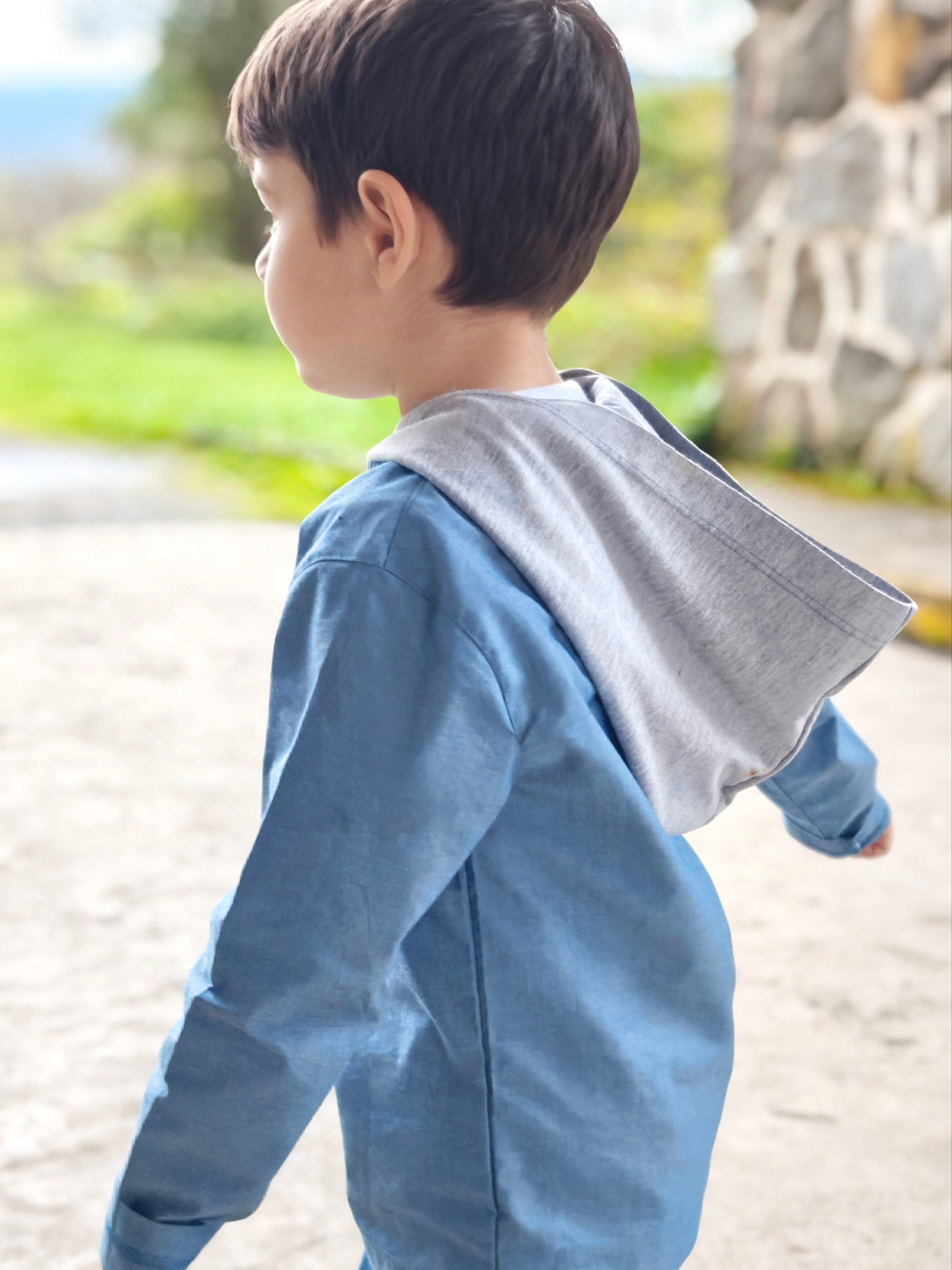 Camisa con gorro niño 100% Algodón