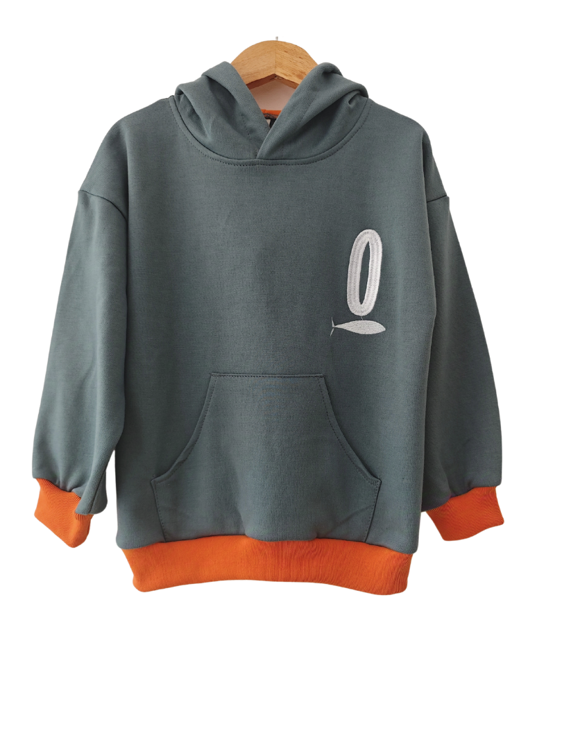 Polerón con capucha niño estilo Oversize