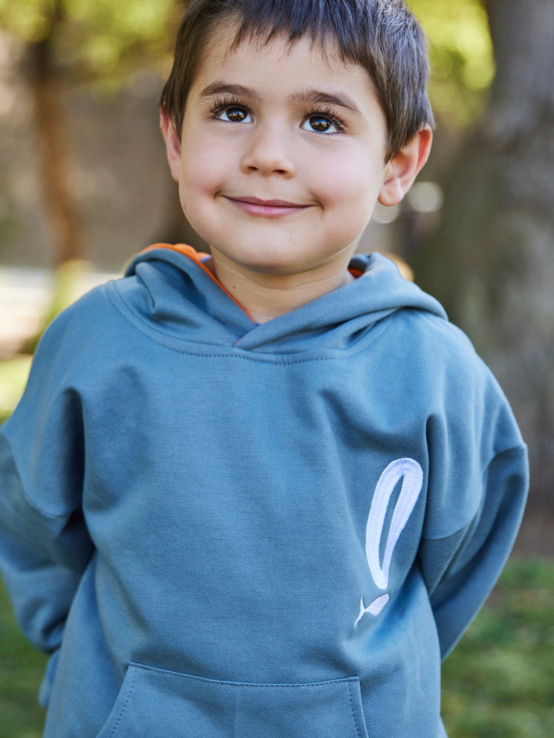 Polerón con capucha niño estilo Oversize