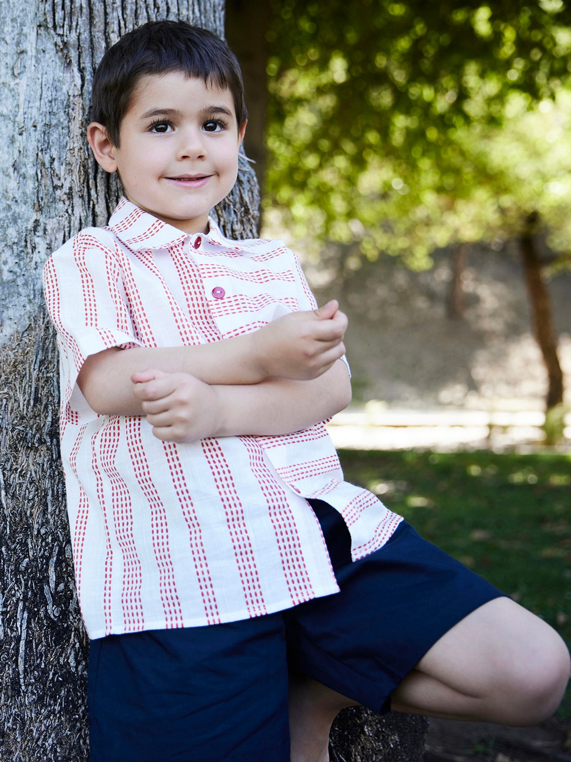 Camisa niño 100% Lino estilo Oversize