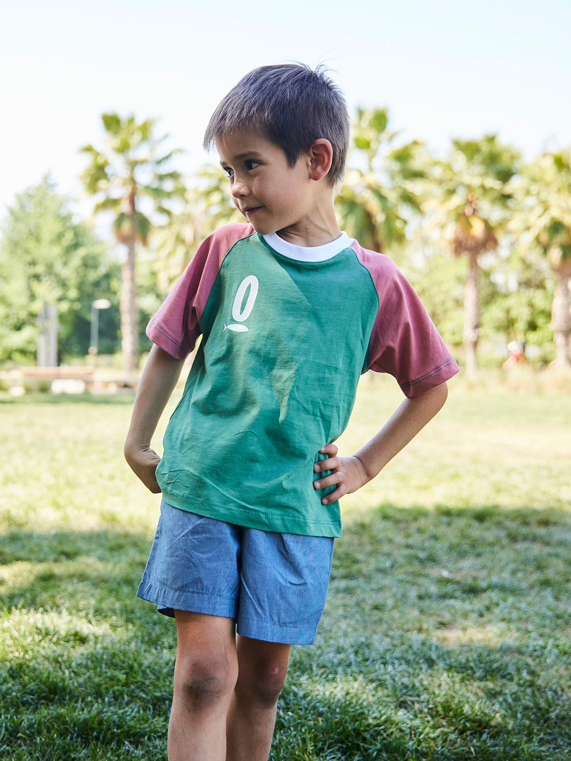 Polera niño Pez 100% Algodón