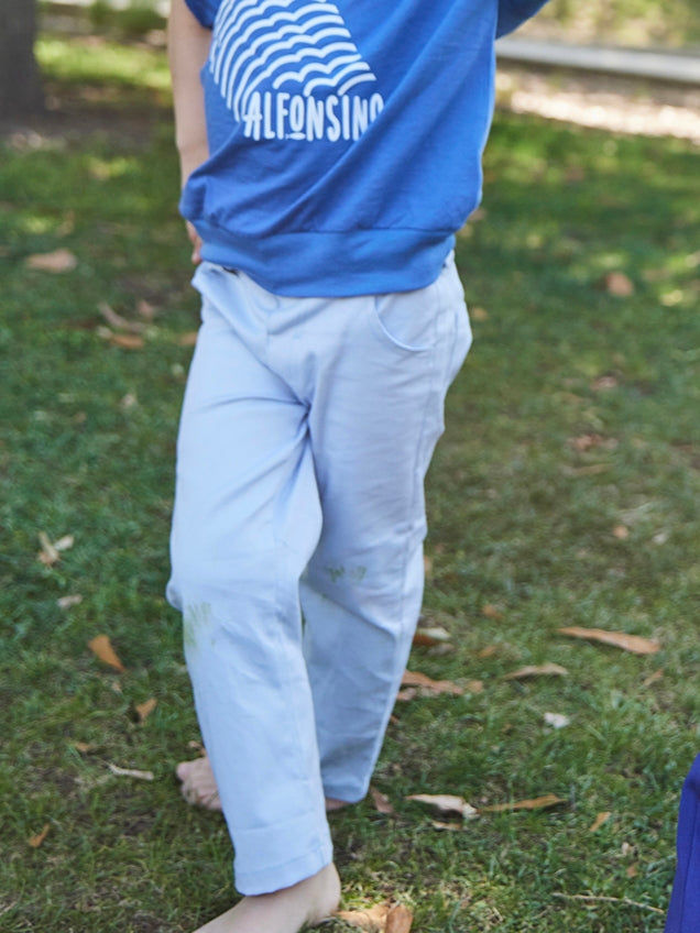 Pantalón Gabardina color Celeste