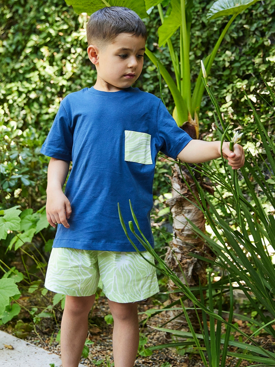 Conjunto short y polera Alan