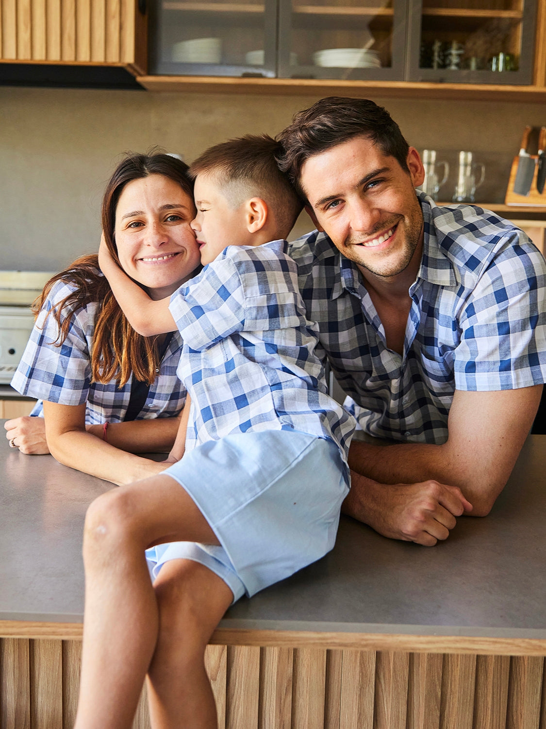Pack Camisa Gael azul Papá Hijo
