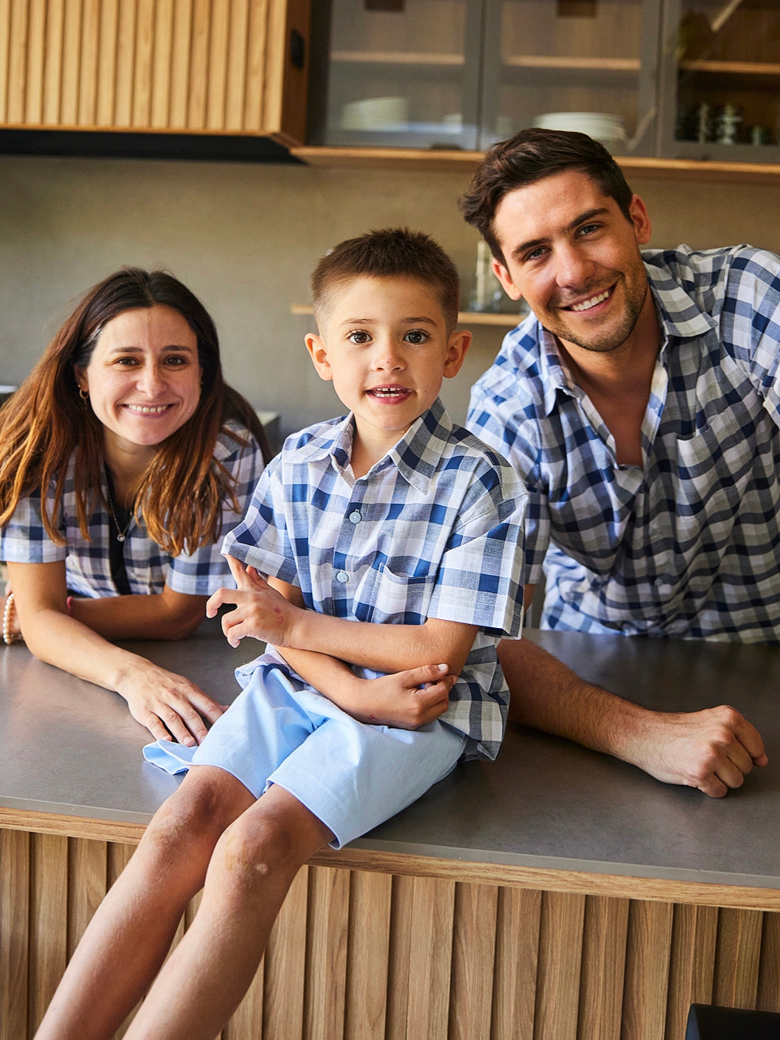 Pack Camisa Gael azul Papá Hijo