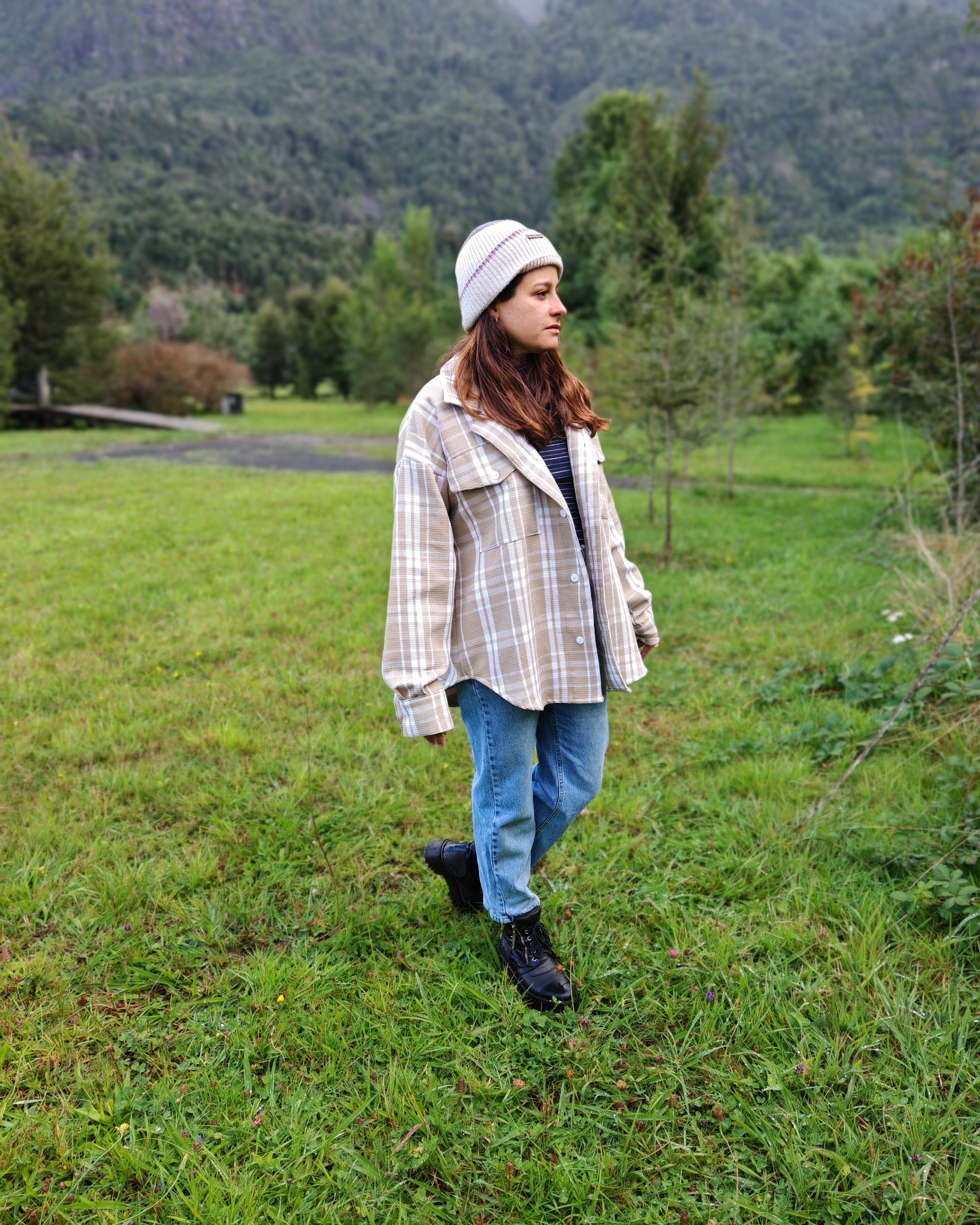 Chaqueta Camisera algodón Mujer