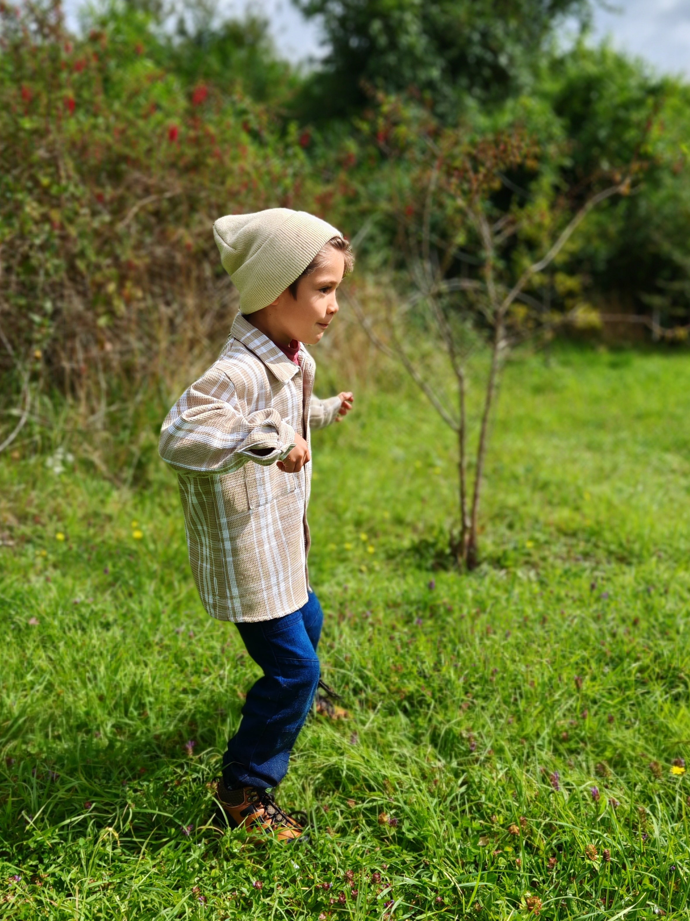 Chaqueta camisera algodón niño