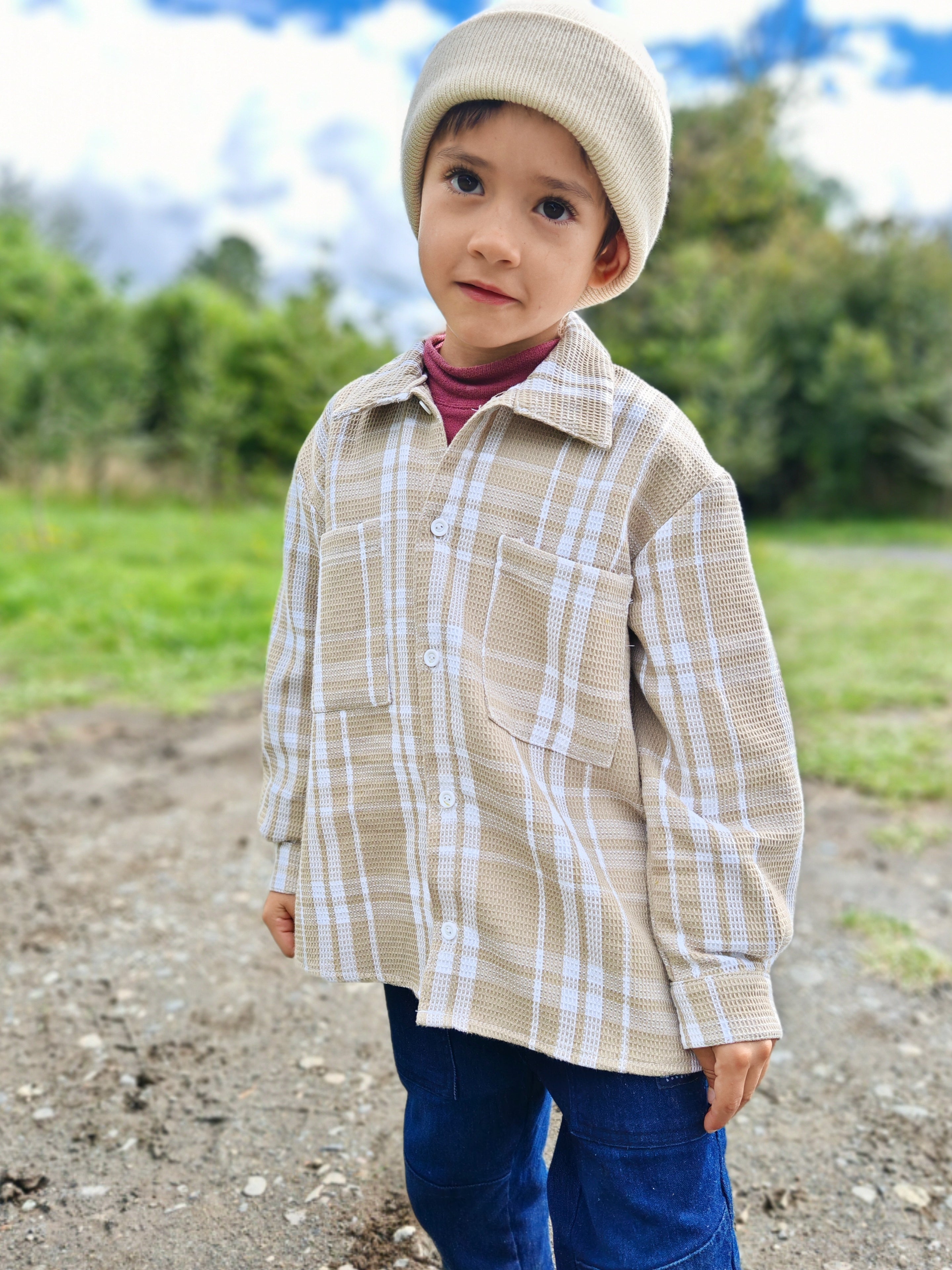 Chaqueta camisera algodón niño