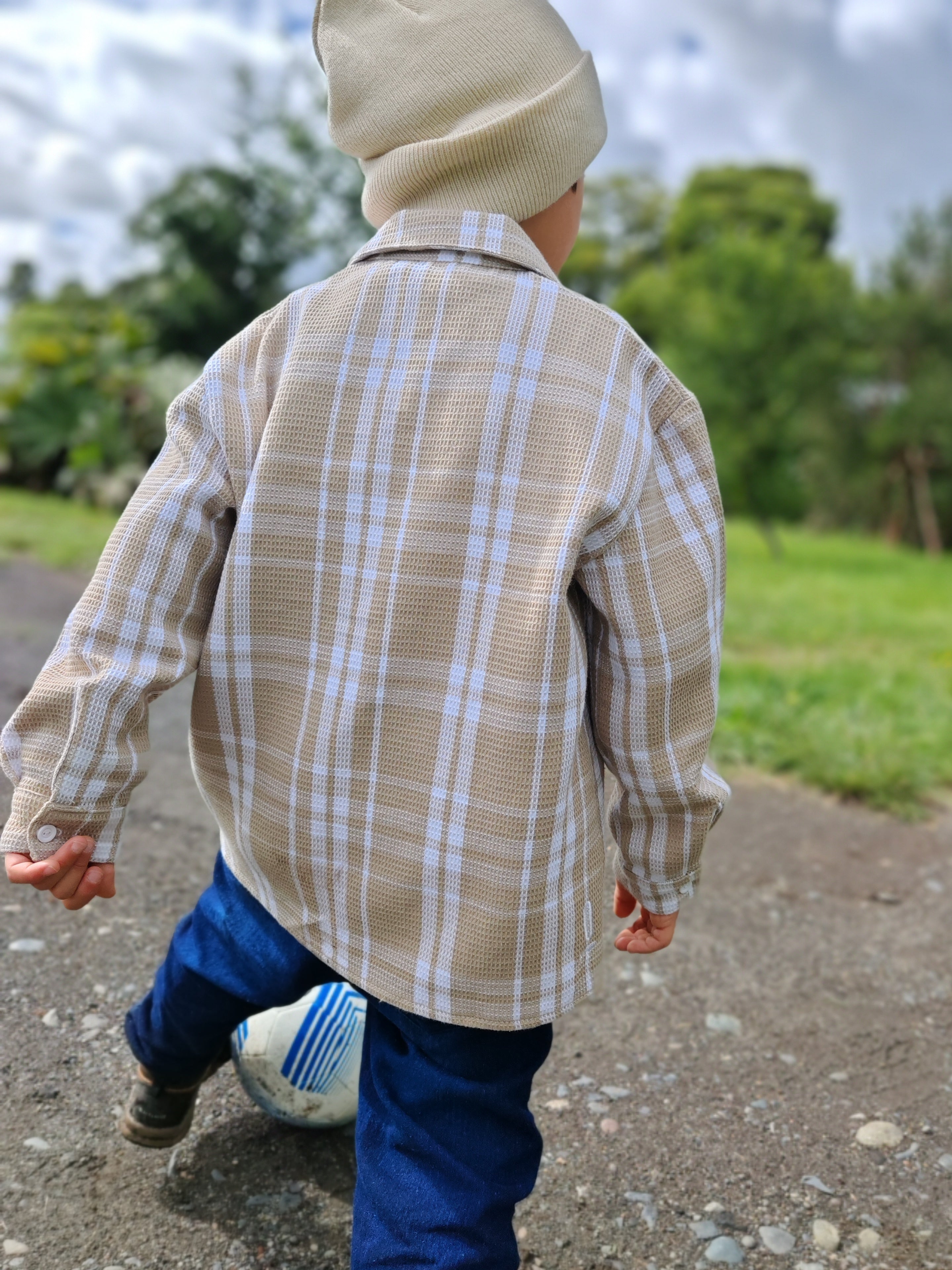 Chaqueta camisera algodón niño