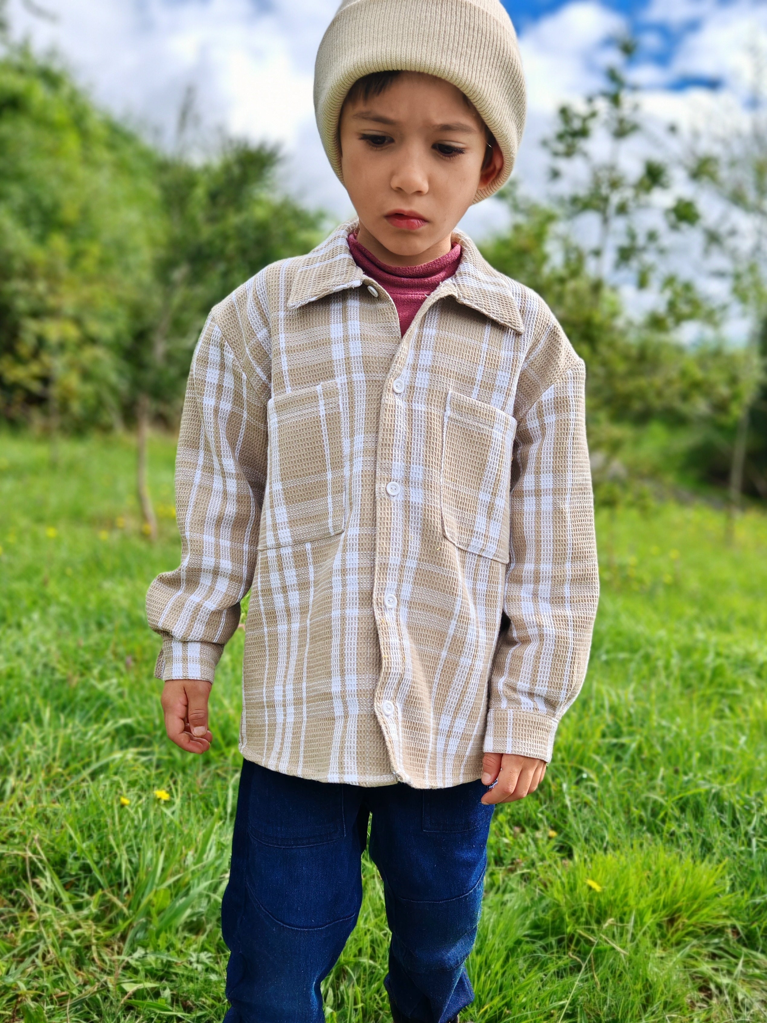 Chaqueta camisera algodón niño