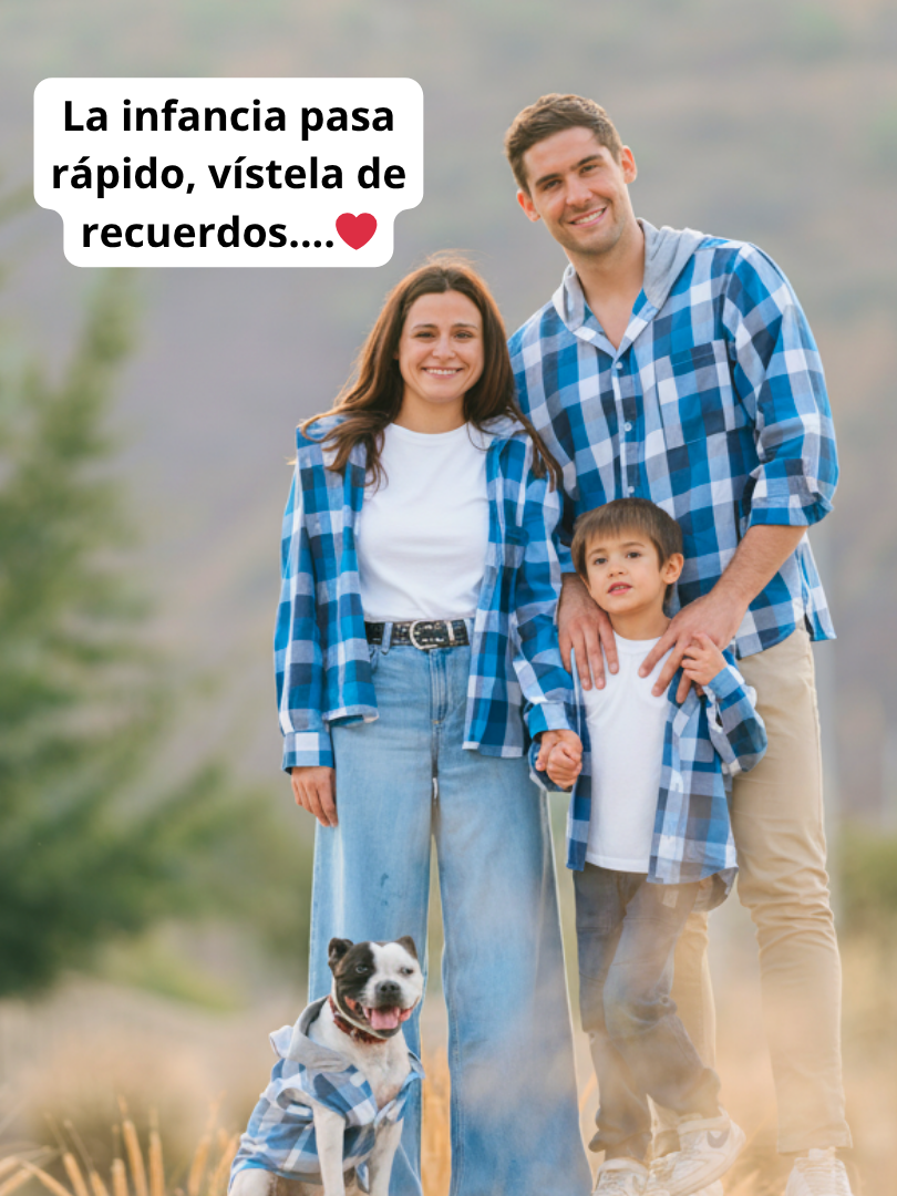 Conjunto Familiar Camisas a juego para Papá + Mamá + Hijo/a