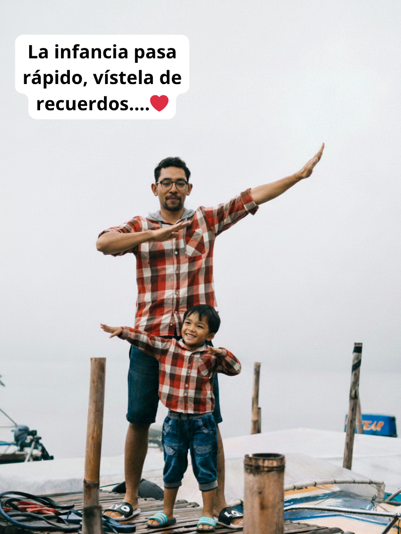 Pack 3 Camisas a juego para Papá + Mamá + Hijo/a 100% algodón