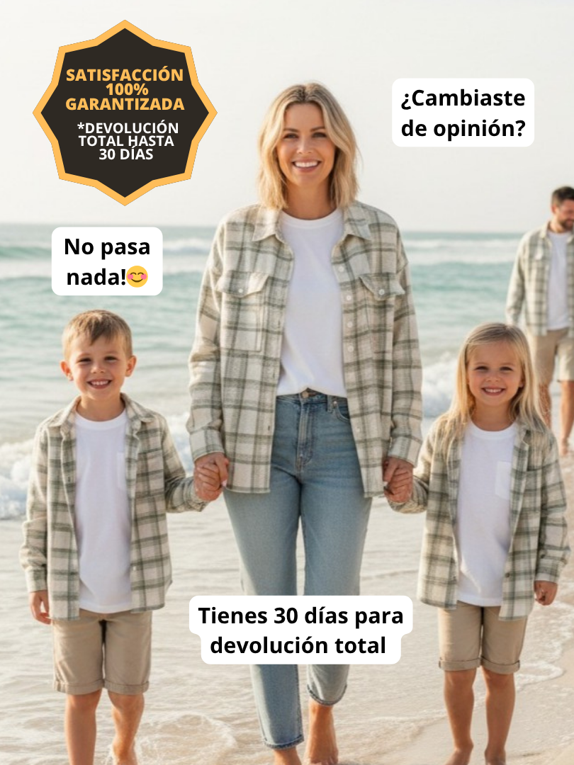 Pack 3 Camiseras a juego para Mamá + Hijo/a + Hijo/a 100% algodón