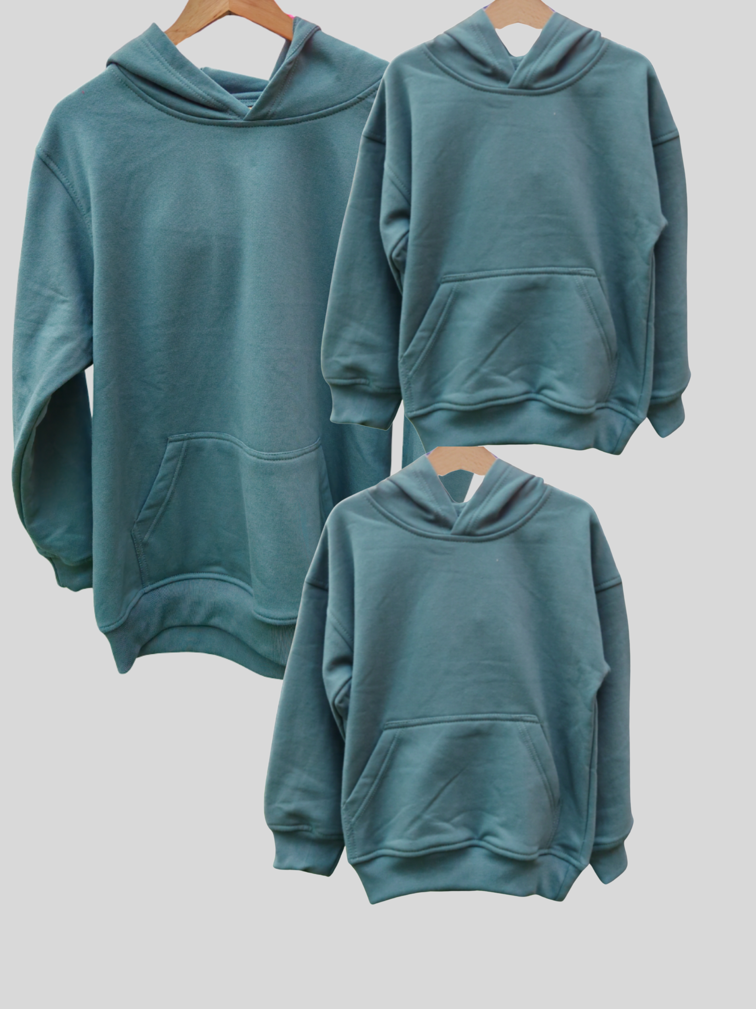 Conjunto Familiar Hoodie a juego para Papá + Hijo/a + Hijo/a + ENVÍO GRATIS