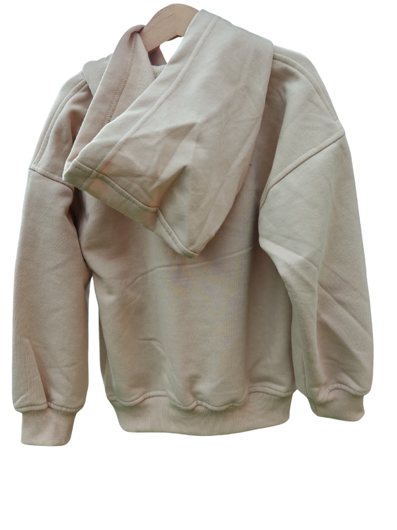 Polerón niño/a Oversize Beige