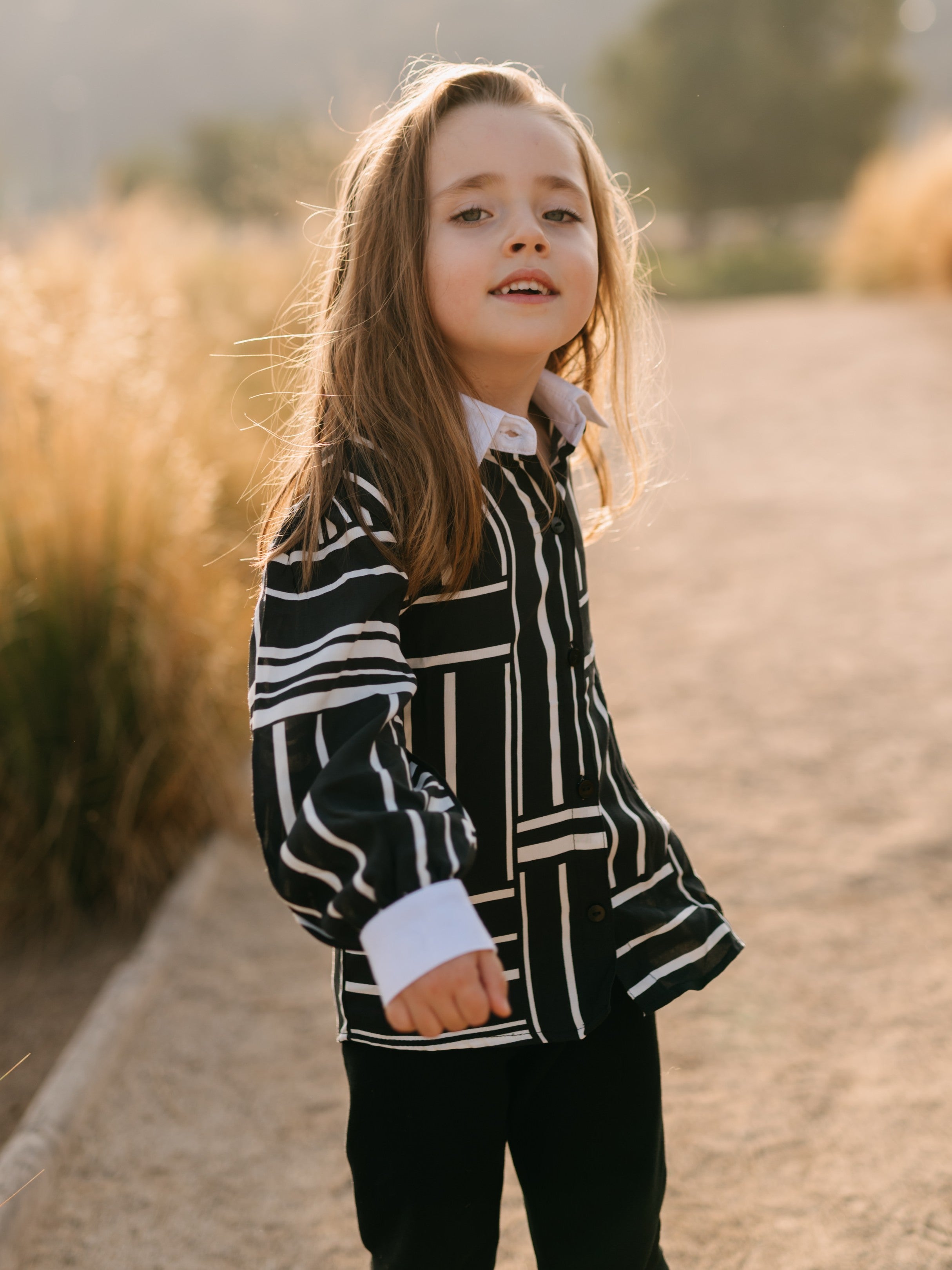 Blusa niña Celeste
