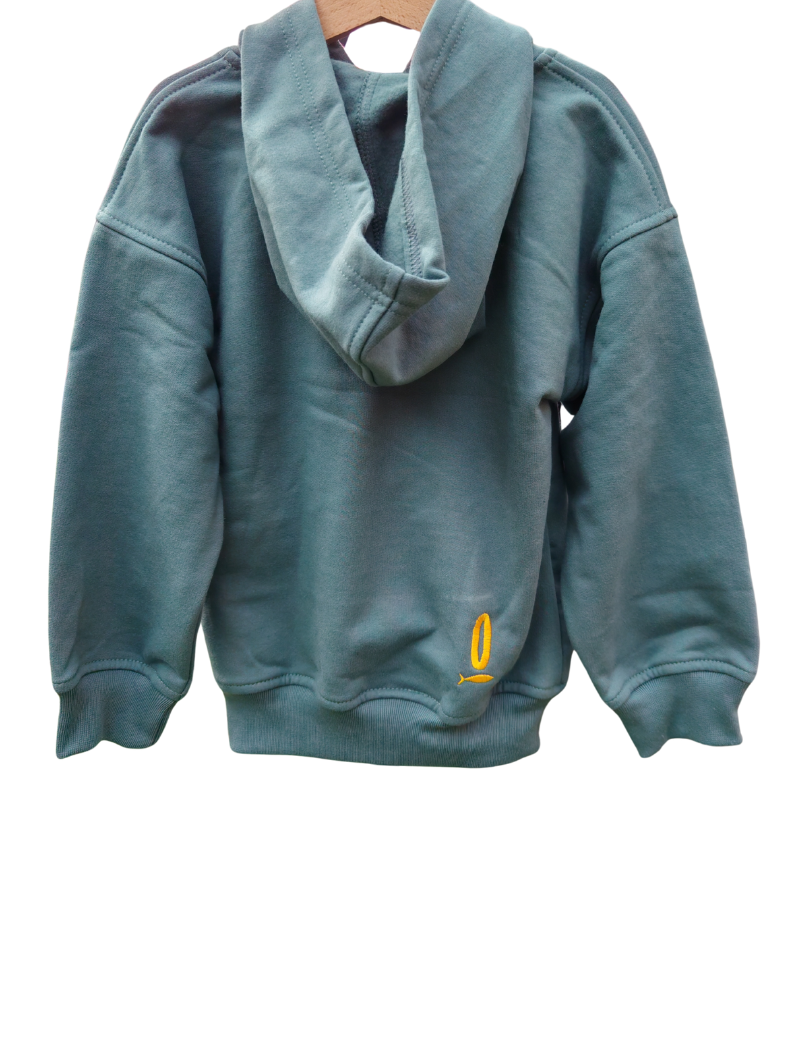 Polerón niño/a Oversize Gris grafito