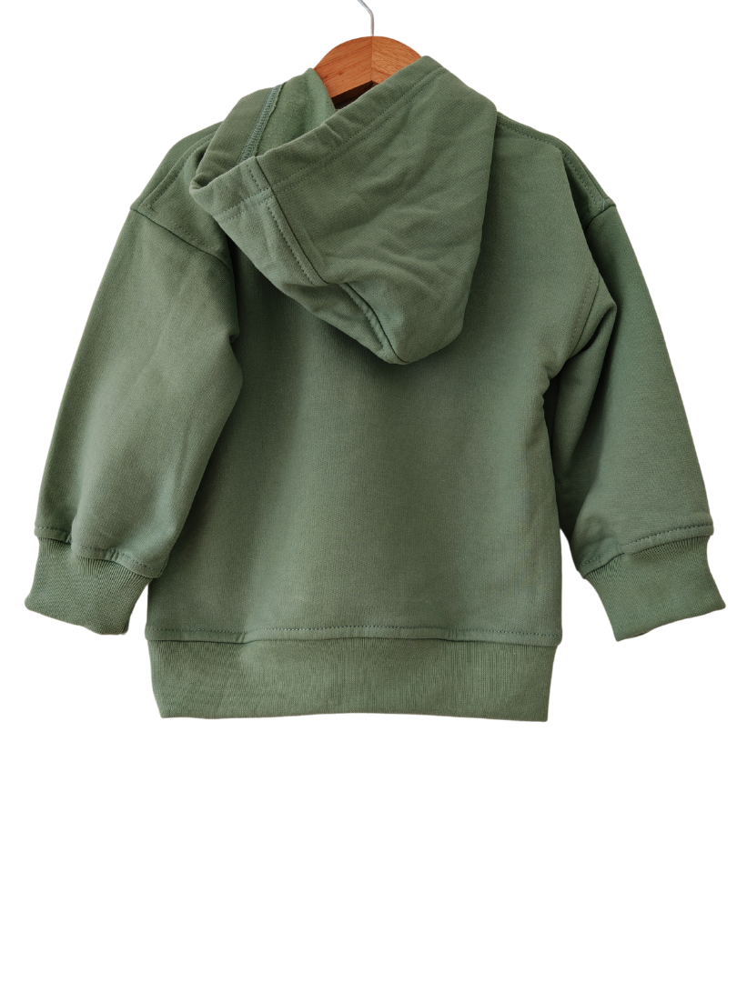 Polerón niño Oversize verde Nilo