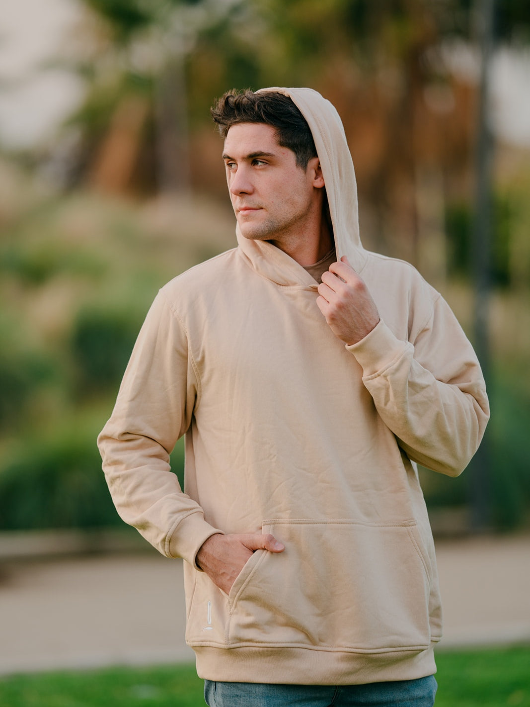 Polerón Adulto Oversize Beige