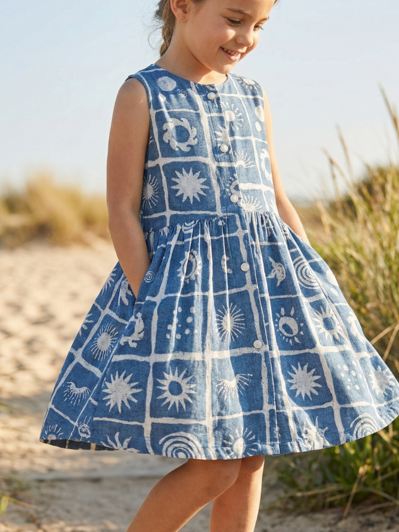 Vestido niña Alfonsino 100% Viscosa