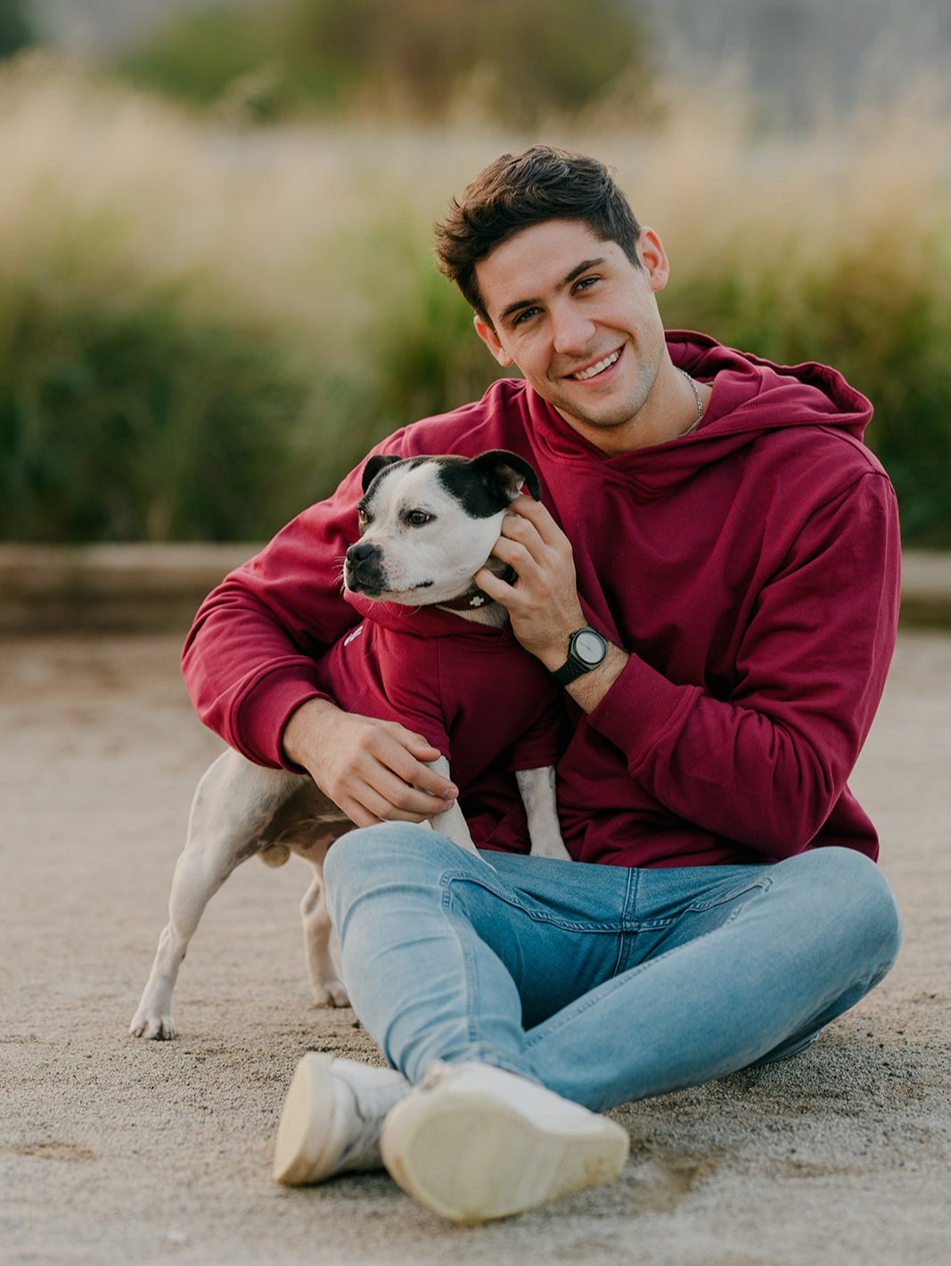 Polerón Adulto Oversize Burdeo