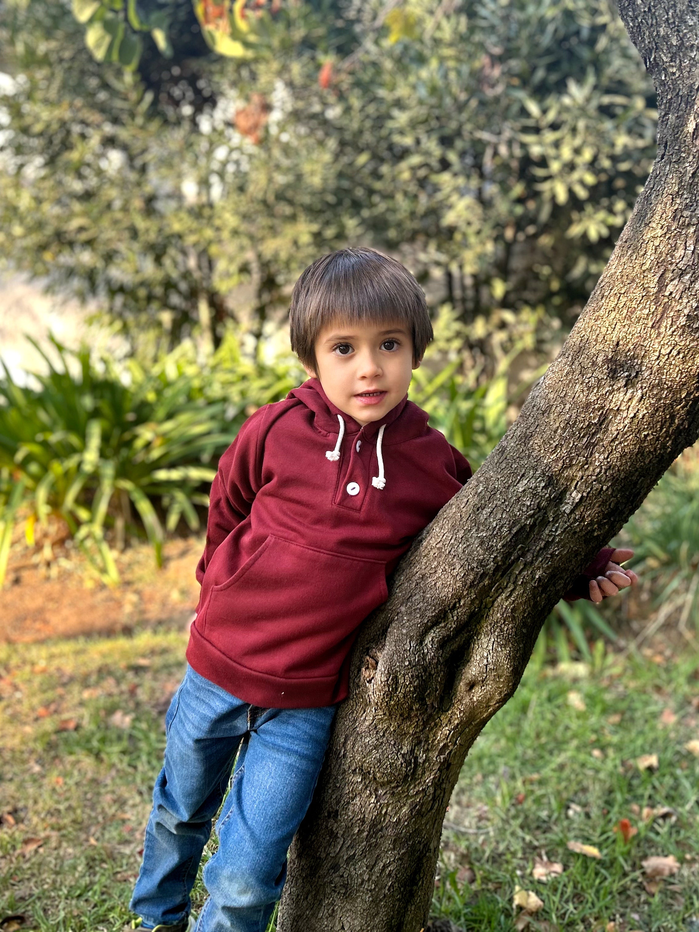 Polerón niño Max burdeo